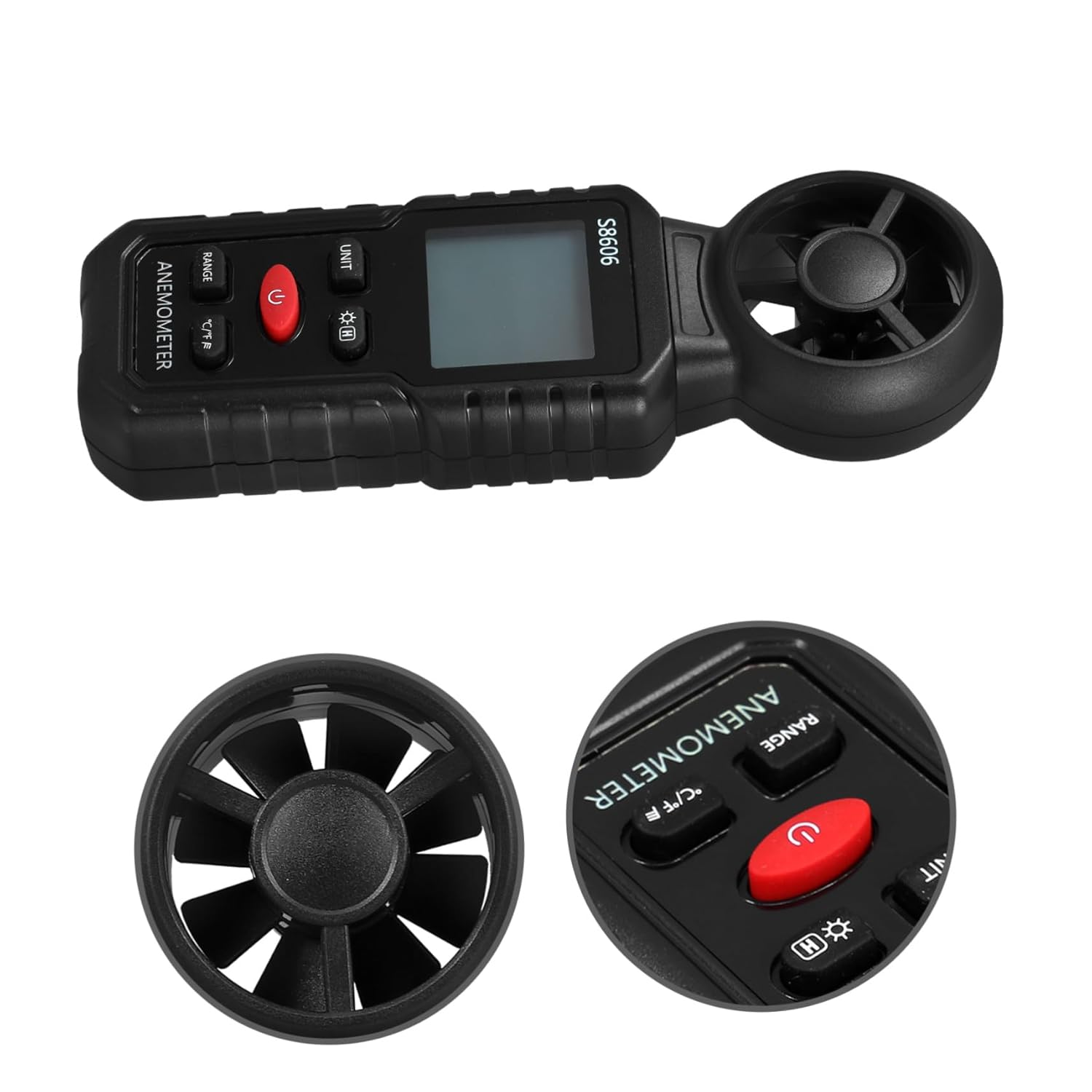 High Precision Handheld Wind Speed Portable Digital Anemometer Outdoor Air Velocity Measurement Lightweight Wind Gauge Reliable Airflow Monitoring image number 4