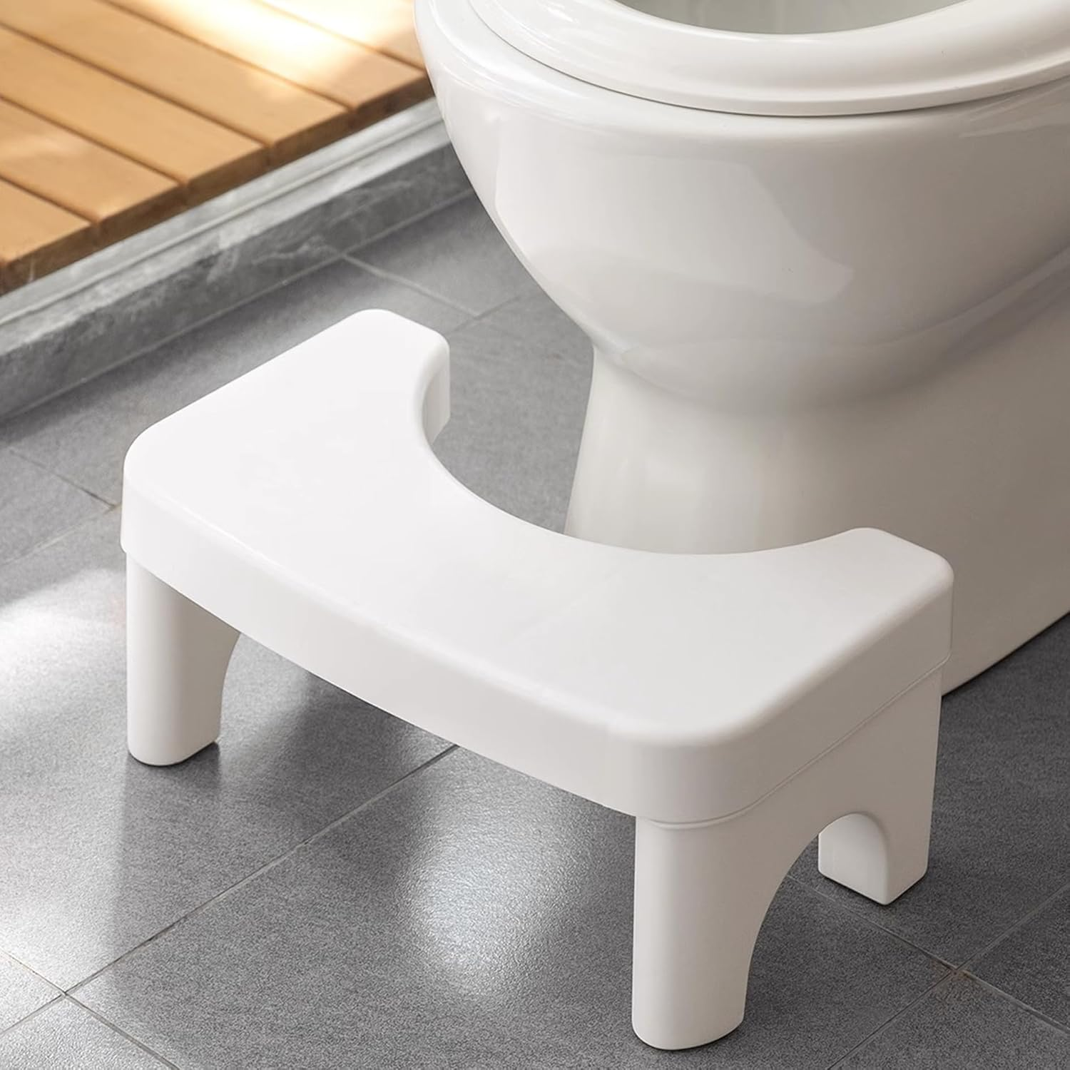 Detachable Multi-Functional Toilet Stool, Portable Squatting Step Stool for Home Bathroom, Bathroom Accessories for Kids and Adults, Lightweight and Durable image number 3