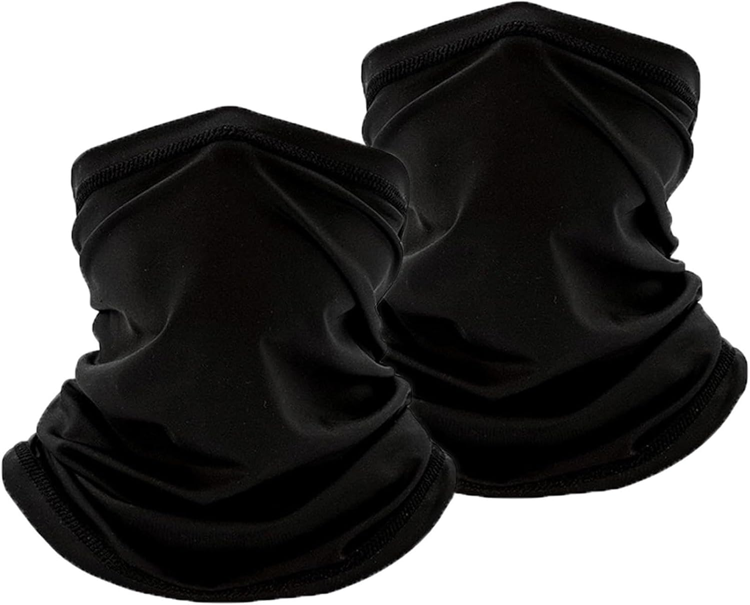 2 Pack Multifunctional Sunscreen Mask, Soft Fleece Neck Gaiter Face Cover Scarf, Stretchy Face Mask for Skiing Fishing Hiking Cycling, Keep Your Warm image number 4