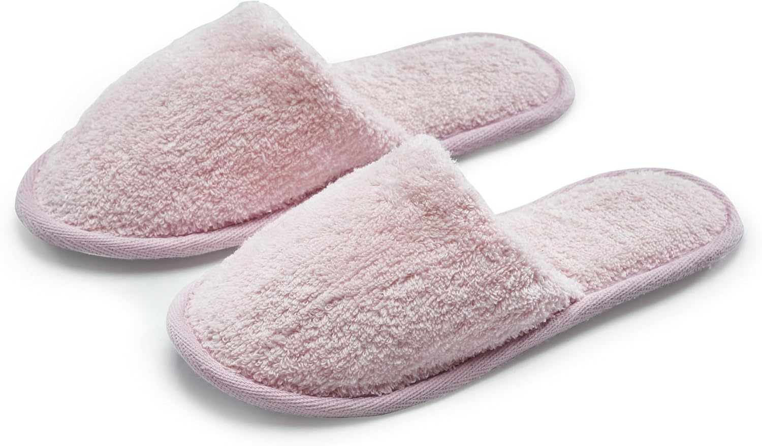 ESKYMODE Womens Cotton Bath Slippers, Terry Cloth Spa Slippers for Women