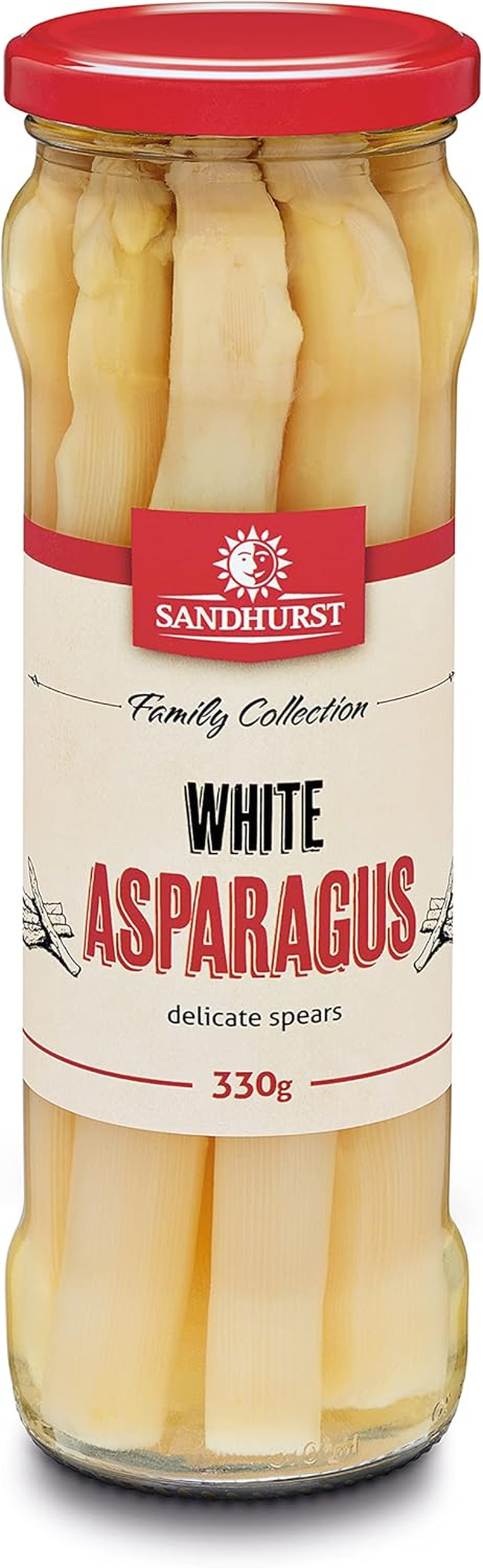 Sandhurst White Asparagus, 330 G image number 1