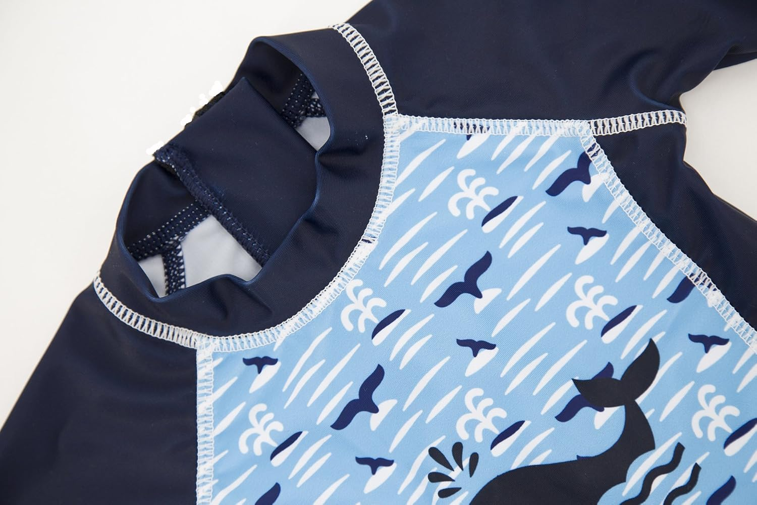 Threeh Infant Baby Boys Rashguard Swimsuit One Piece Sun Protective Swimwear BM06 image number 5