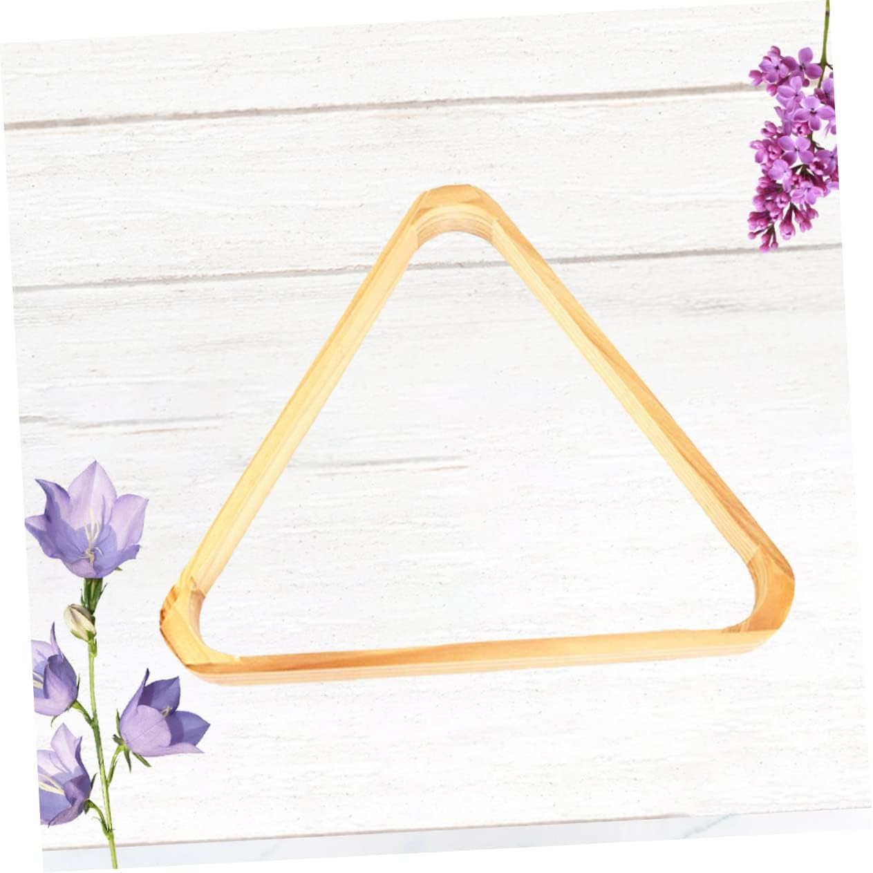 BRIGHTFUFU Snooker Pool Table Triangle Rack Wood Billiard Rack Billiard Triangle Frame for Pool Games image number 2