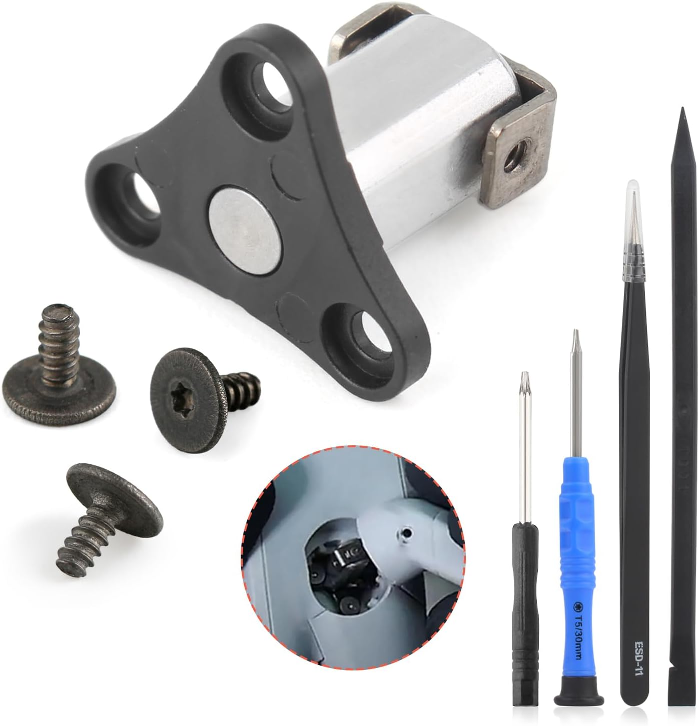 Front Arm Axis Replacement for DJI Mini 4 Pro/Mini 3 Front Arm Shaft Screws Arm Hinges for DJI Mini 3 Drone Accessories Parts with Repair Tools（Screws 3Pcs） image number 5