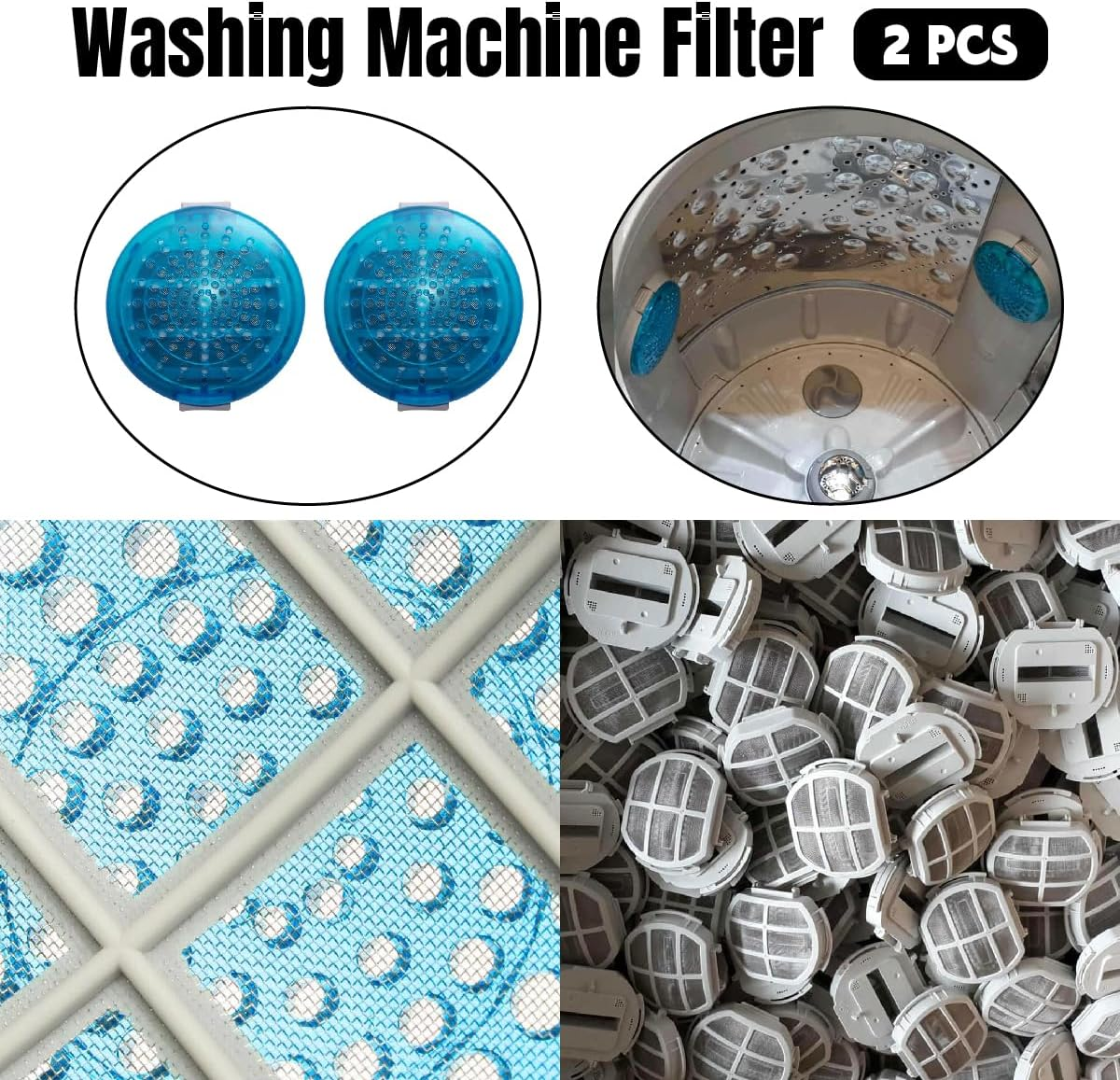 AIMALL 2-Pack Washing Machine Magic Lint Filter for LG WTG6520, WTG7520, WTG8521 - Replacement Part for Improved Performance image number 3