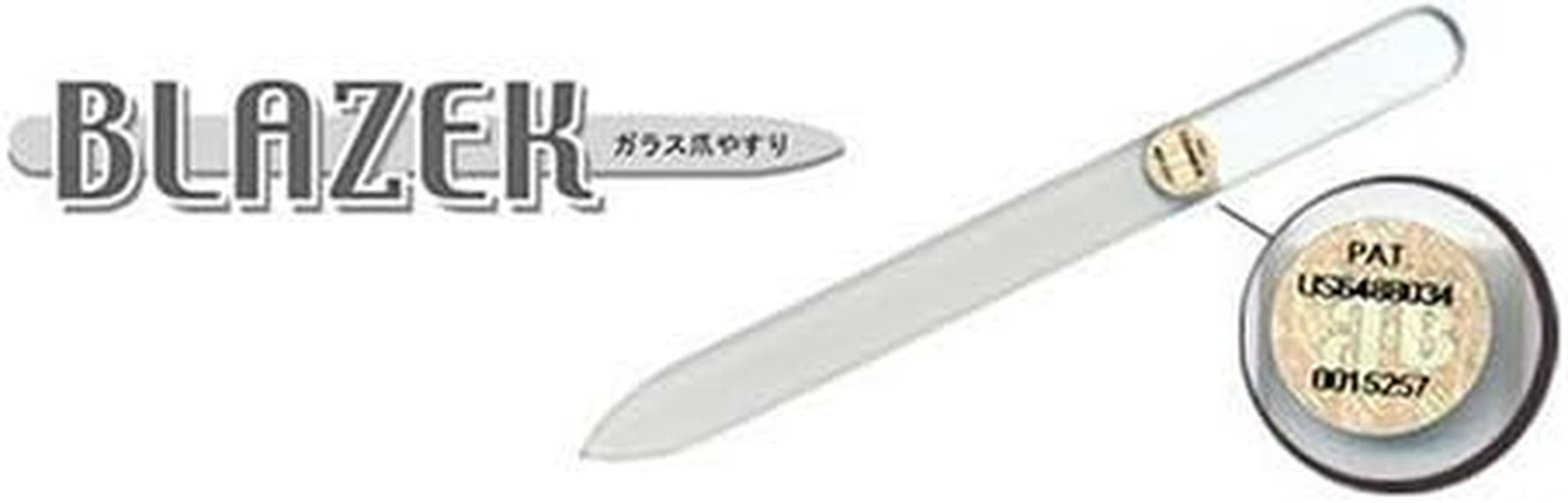 Brajek Glass Nail File 140Mm Single Sided (Purple Gradient #03) image number 3