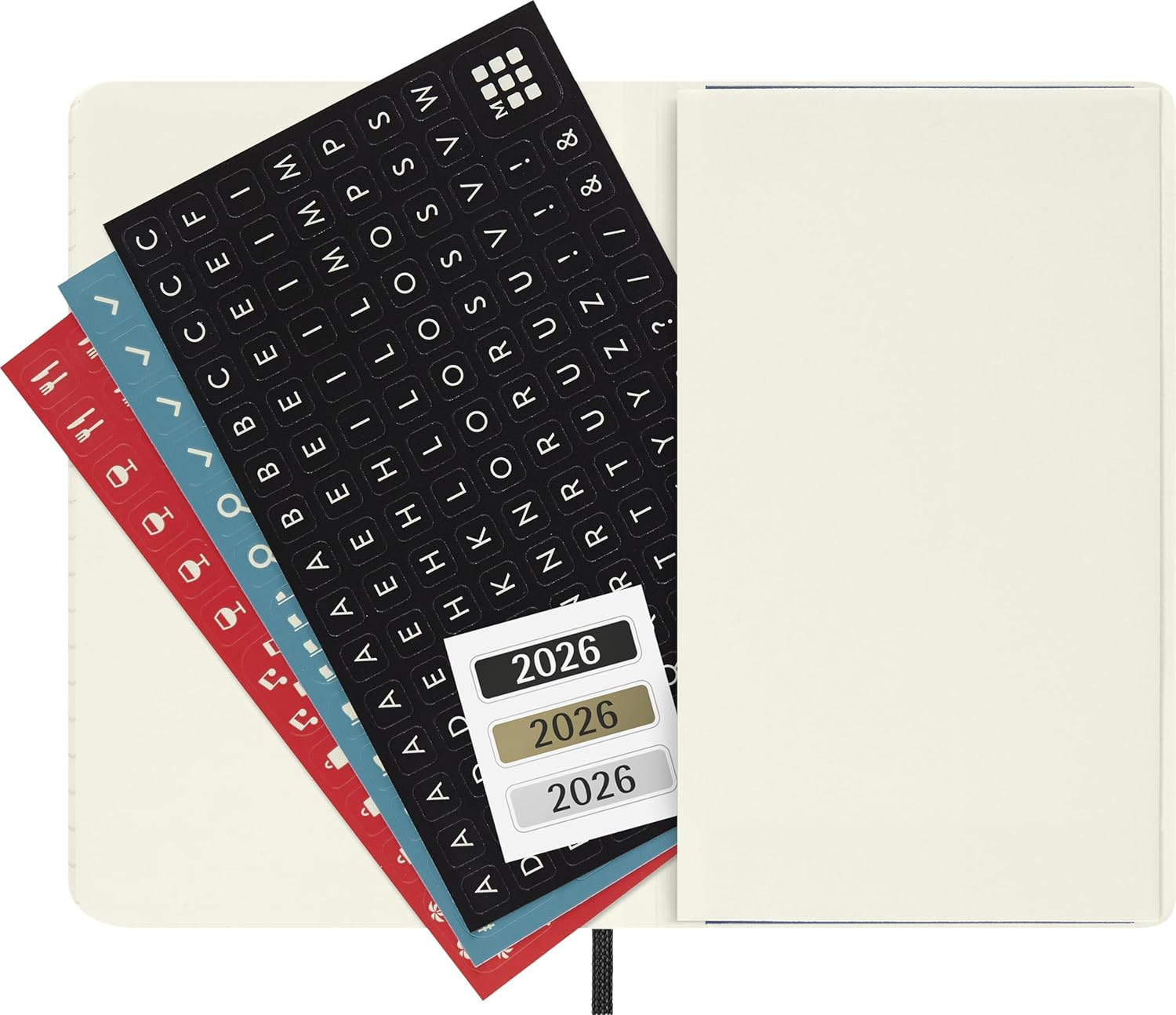 Moleskine - 2026-12 Month Weekly Notebook Soft Cover Diary - Pocket - Black