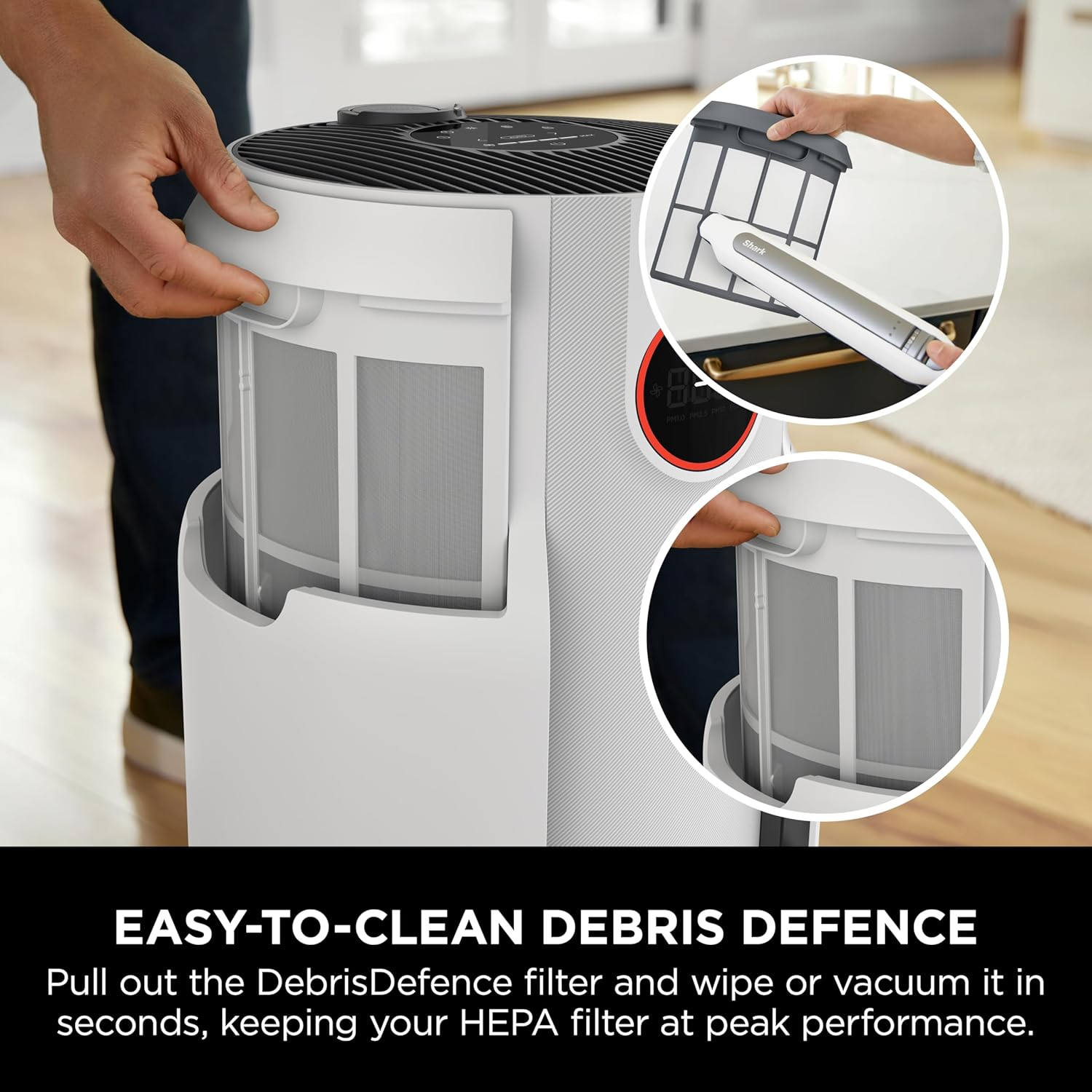 Shark Neverchange5 Air Purifier Max, White image number 2