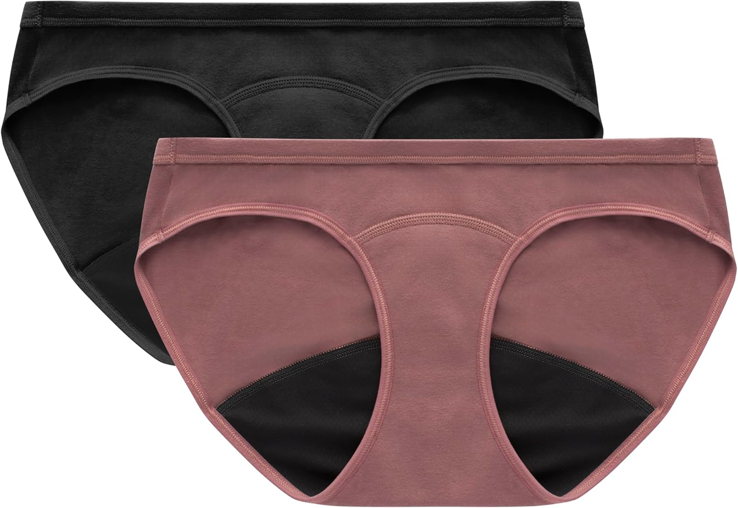 Hanes Women'S Maternity Light Leak Hipster Underwear, under the Belly, Pregnancy & Post Partum Panty, 2-Pk