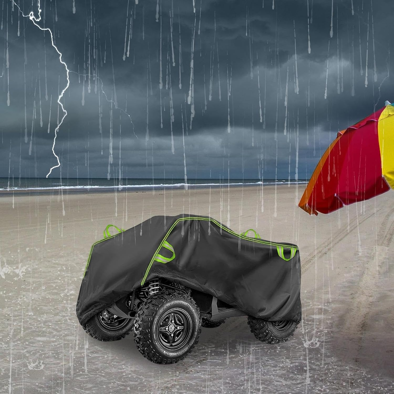 Quad ATV Cover, Full Size ATV Cover ? Quad Cover ATV, ATV Cover, Quad Rain Cover, ATV Accessories, Quad Cover, ATV Cover, Weather Protection, Waterproof and Anti image number 4