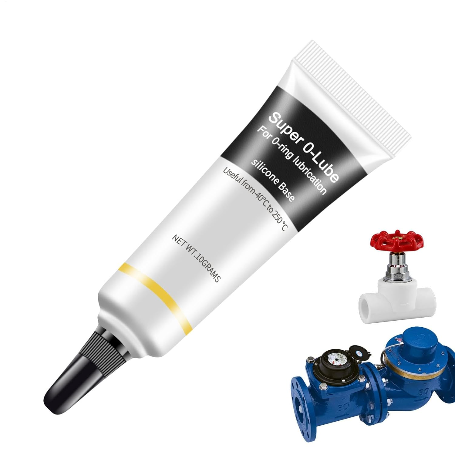 O Ring Grease | Long Lasting Silicone Grease | Multipurpose Valve Supplies, Food-Grade Gasket Lube for Faucets, Washer image number 6