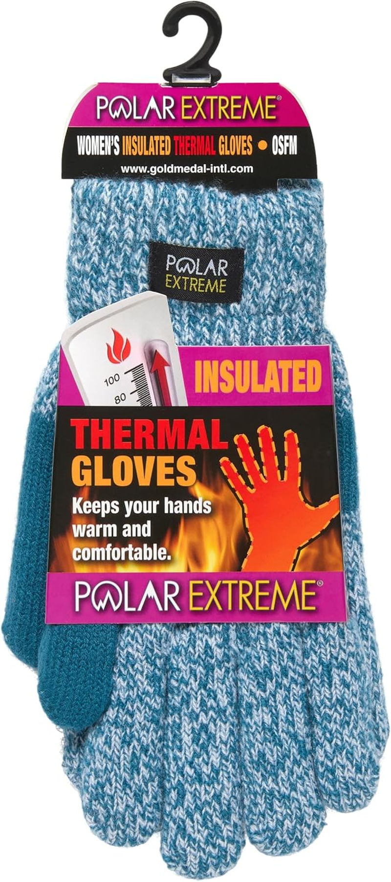 Polar Extreme HEAT WOMENS WATERPROOF SHERPA LINED SKI GLOVE - All Sizes and Colors image number 2