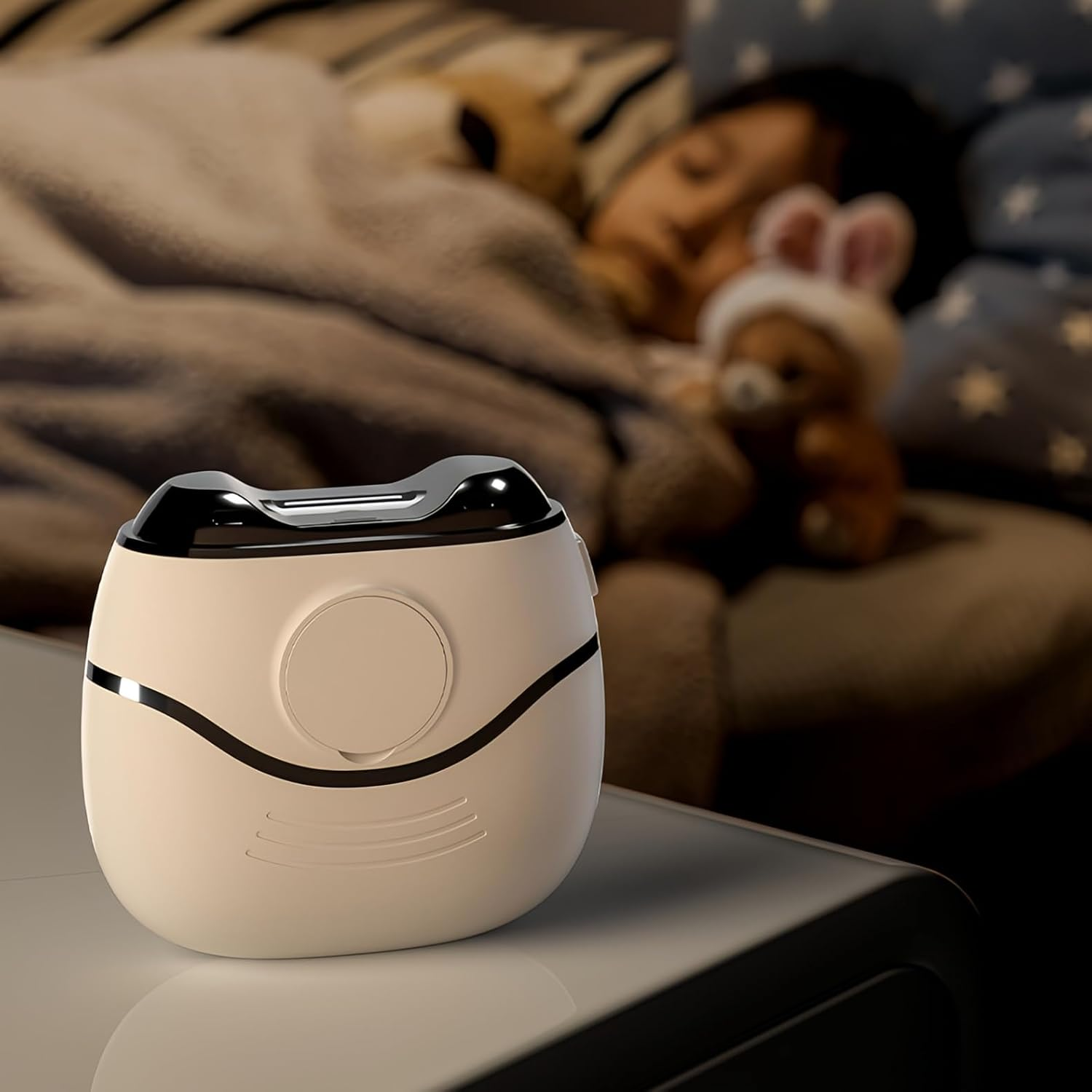 Lancoon Electric Nail Clipper with Trimming Low Noise Nail Scraps Storage Safe Curved Protection Battery Powered Alloy Blade Easy to Carry for Home Travel Kids Seniors - Black image number 2