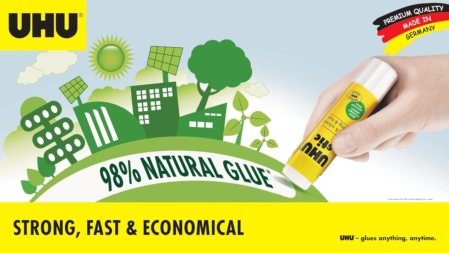 UHU Solvent Free Carded Glue Stick 21 G, (33-50190) image number 6