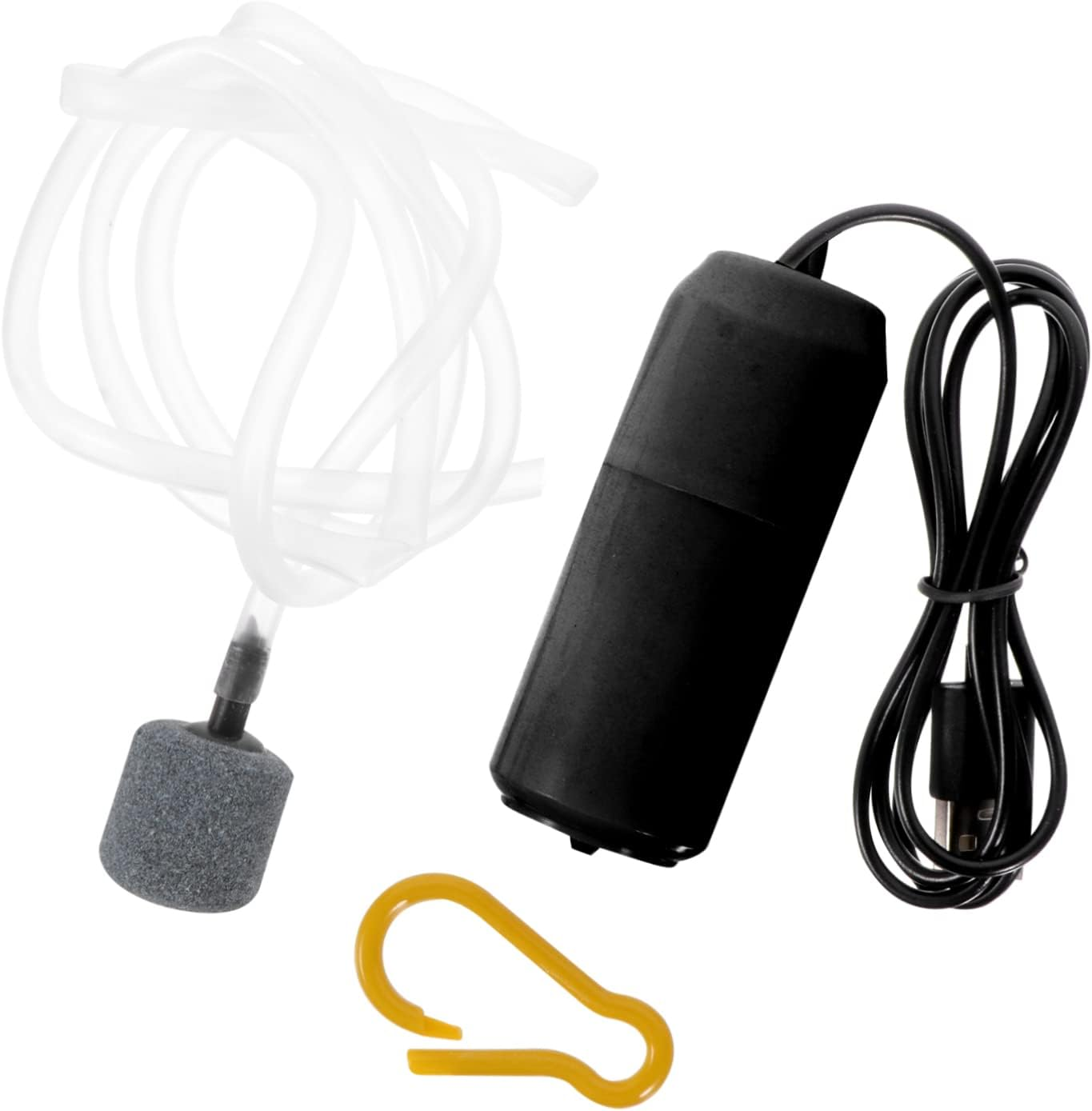 Ipetboom Small USB Aquarium Air Pump Portable Oxygen Aerator Plastic Fish Tank Accessory Quiet Operation for Home and Outdoor Fishing Supplies image number 3