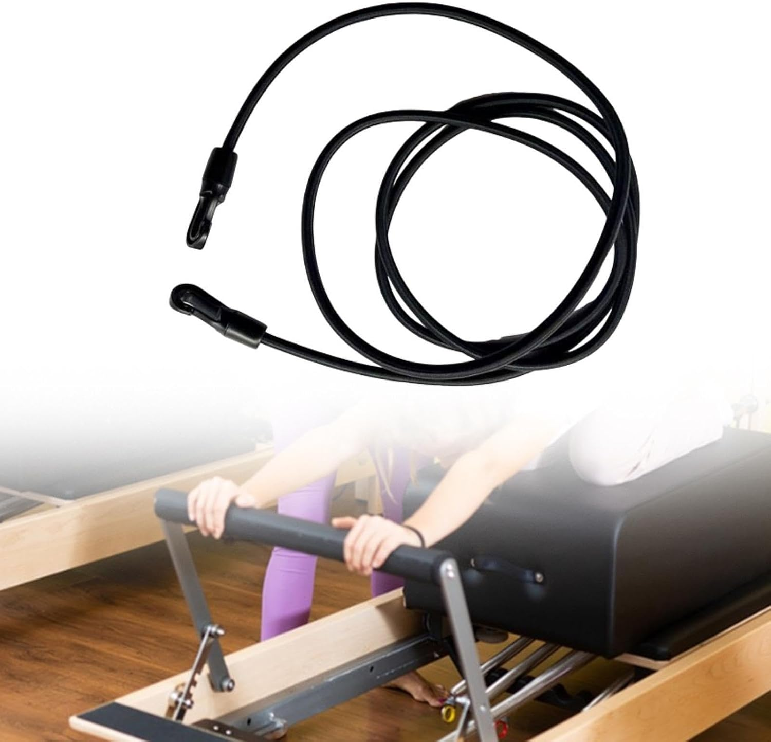 Generic Rowing Machine Pull Belt Cord String Rope Attachment Fitness Machine Accessories Length 2.5 Meter Replace for Gym Sports Home image number 1