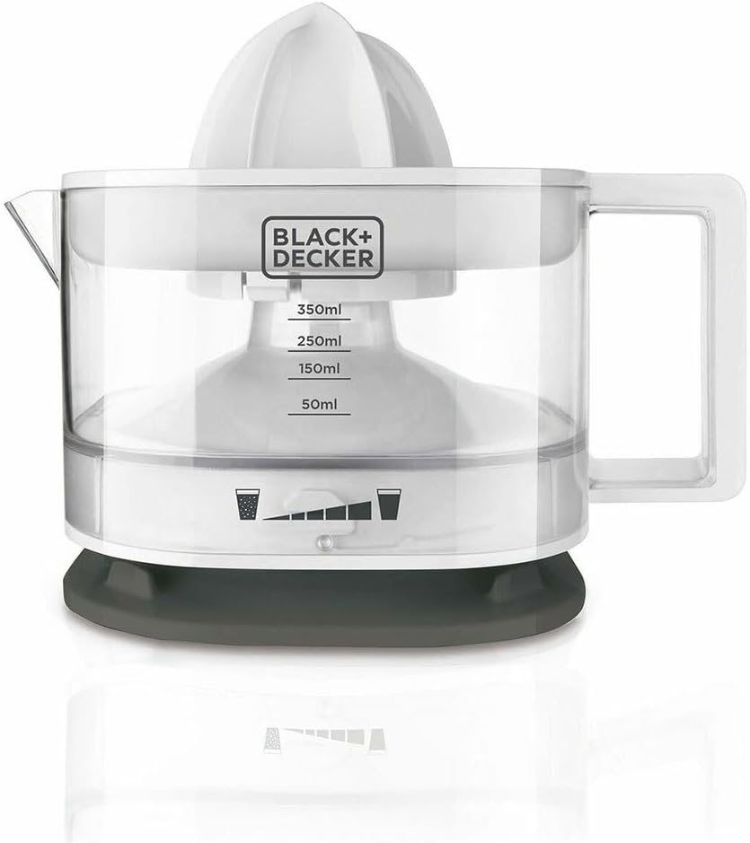 BLACK+DECKER Citrus Juicer, BXCJ25E, 350 Ml, 25 W, Adjustable Pulp Filter, Rotation in Two Directions, Cable Winder, Bpa-Free image number 6