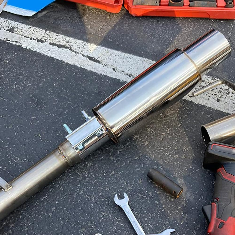 Exhaust Clamp 2 Inch, 75Mm Butt Joint Band Exhaust Clamps 304 Stainless Steel image number 3