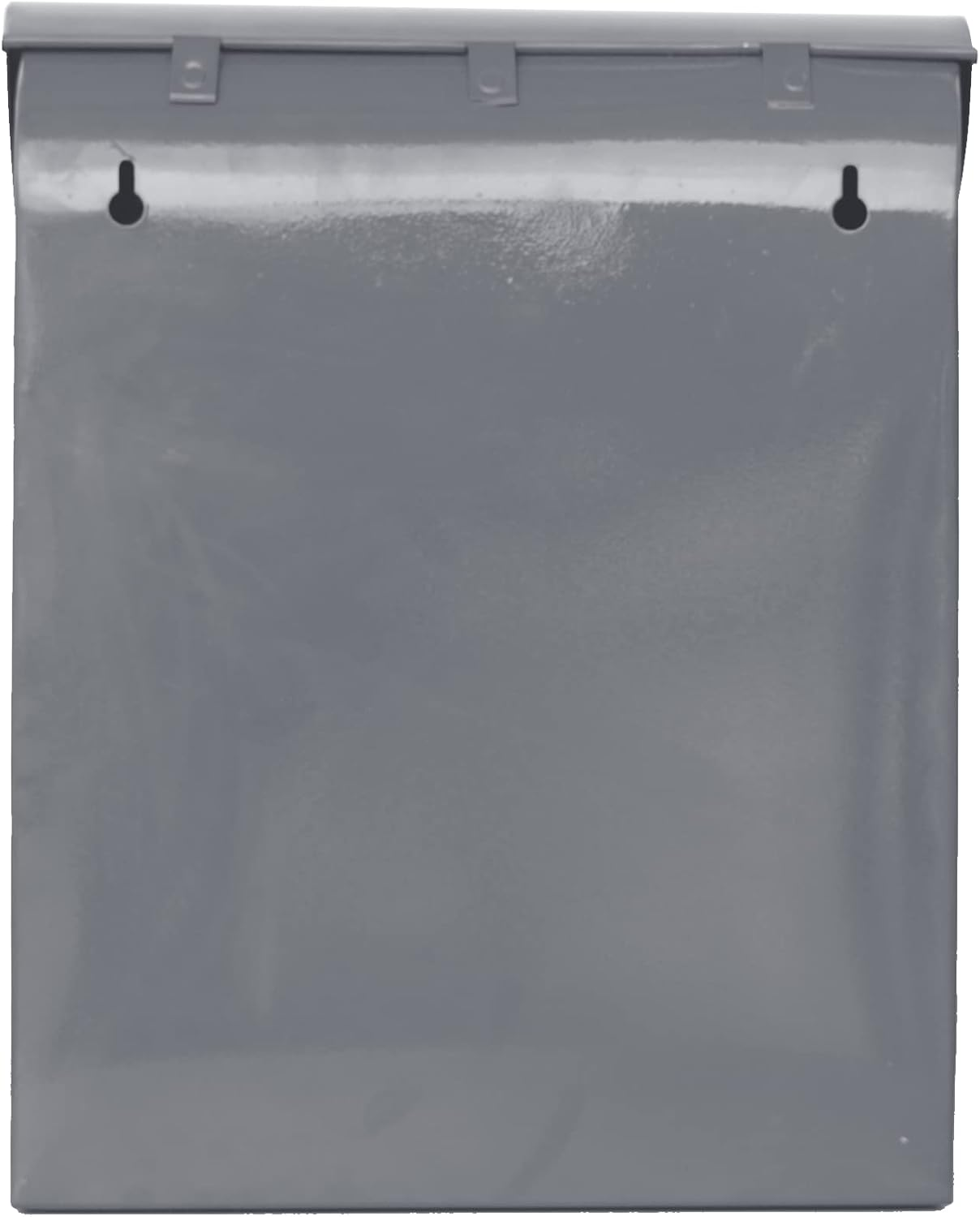 Assorted Collections Grey Post Box Wall Mounted Letterbox with Easy Access No Lock for Outdoor Use - Weatherproof and Durable Mailbox Easy Installation, Strong Construction (Large) image number 6