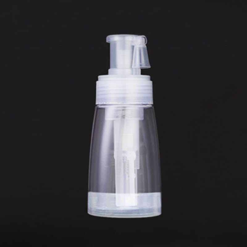DRY Powder Spray Bottle, Empty Powder Travel Cosmetics Blower, Refillable Hair Fiber Applicator (Transparent, One Size) image number 5