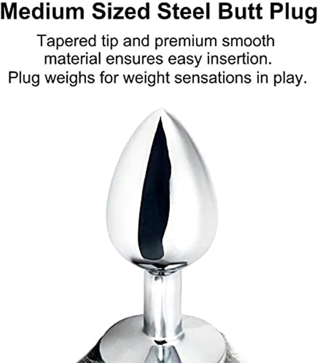 Sexy Fox Tail Cosplay Anal Plug Anal Butt Plug Adult Sex Toys for Women Men Couple Stainless Steel Anal Plug (Brown) image number 1
