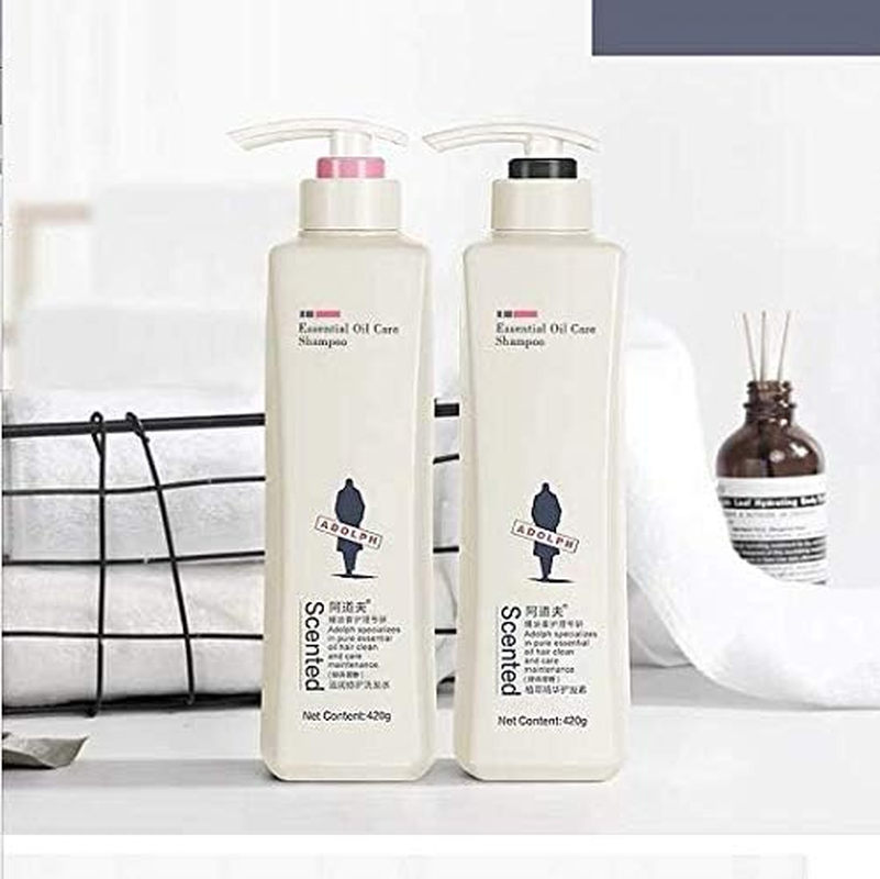 Adolf Shampoo and Conditioner 420 ML * 2 Light Moisturizing Shampoo Set image number 2