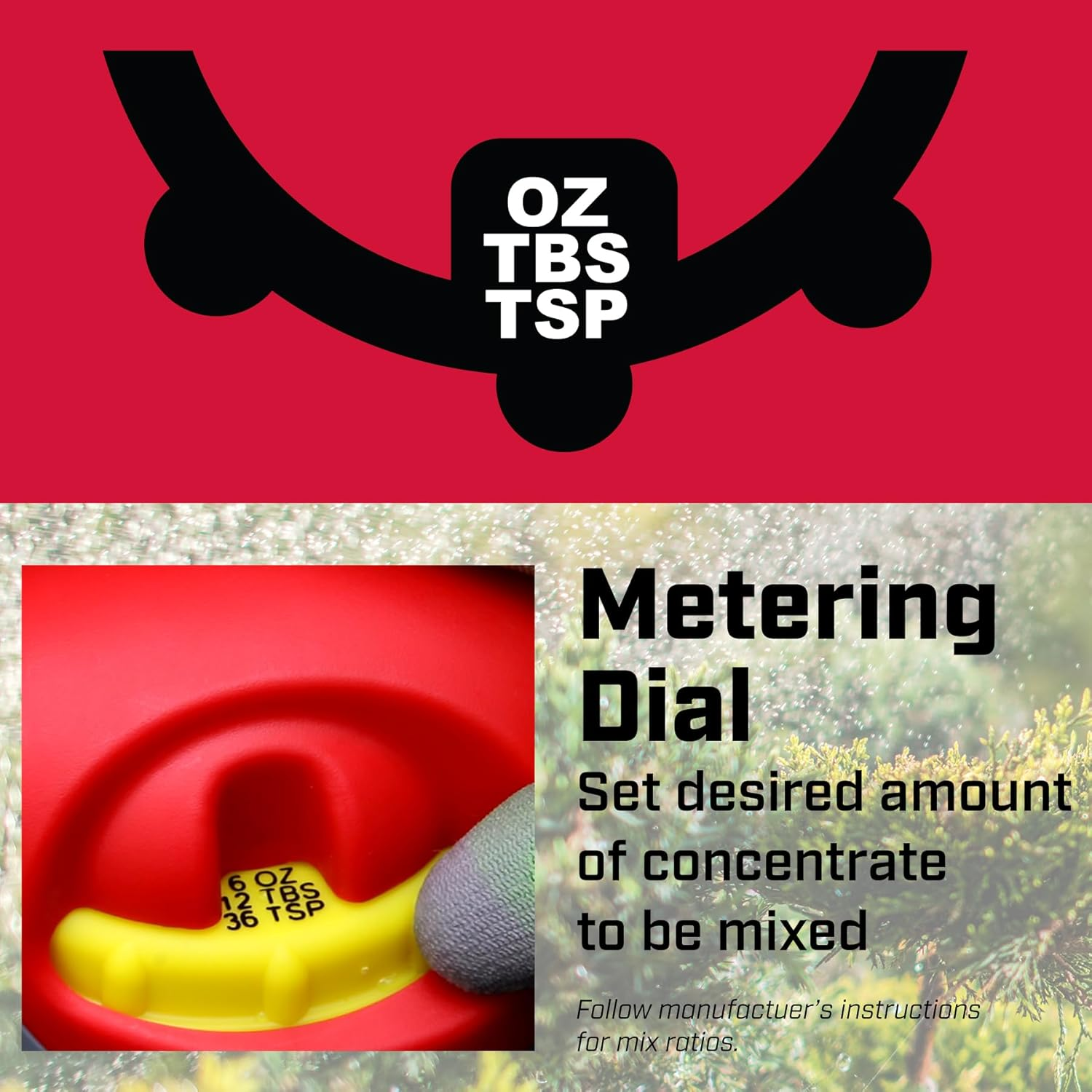 Chapin International G6015 Wet/Dry Hose-End Sprayer, Translucent image number 1