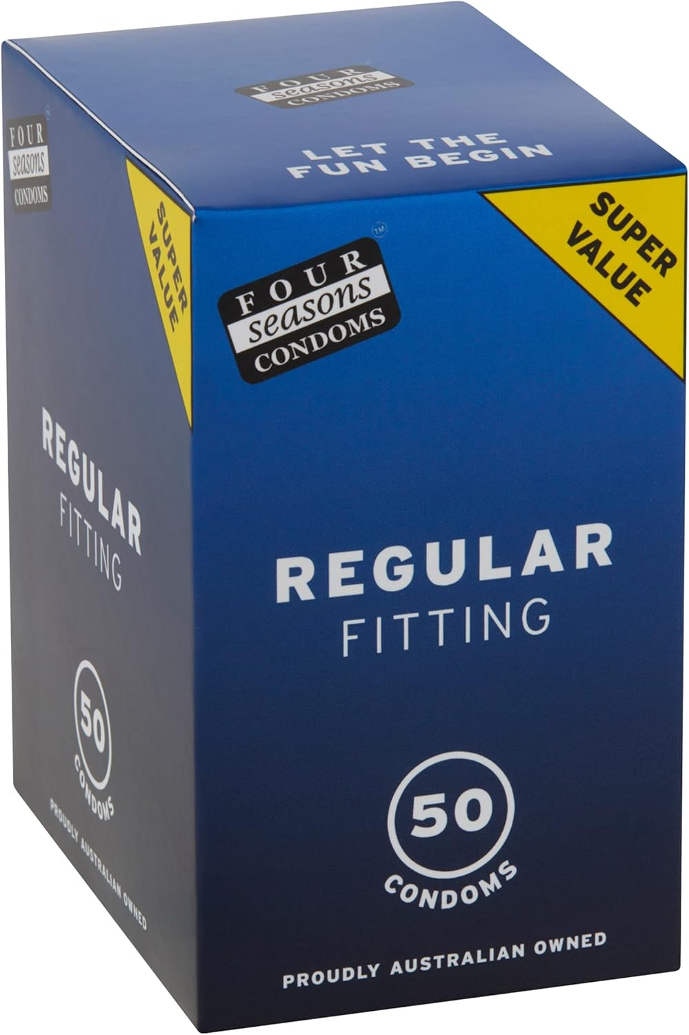 Four Seasons Regular Fit Condoms (Pack of 50) &ndash; Ultra-Thin, 54Mm Nominal Width, Lubricated, Regular Fit image number 2