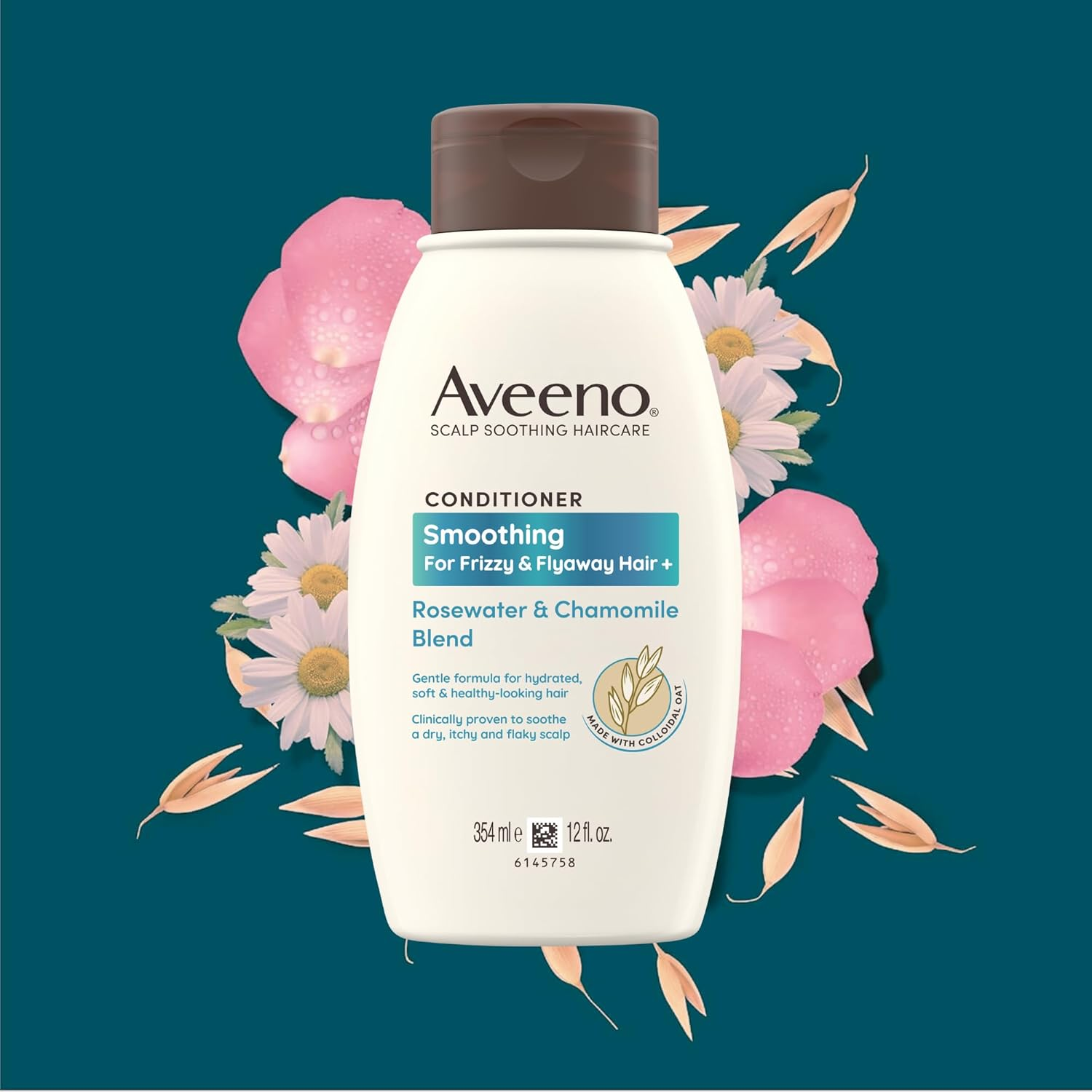 Aveeno Rose Water & Chamomile Conditioner for Dry Hair 354Ml (Packaging May Vary)