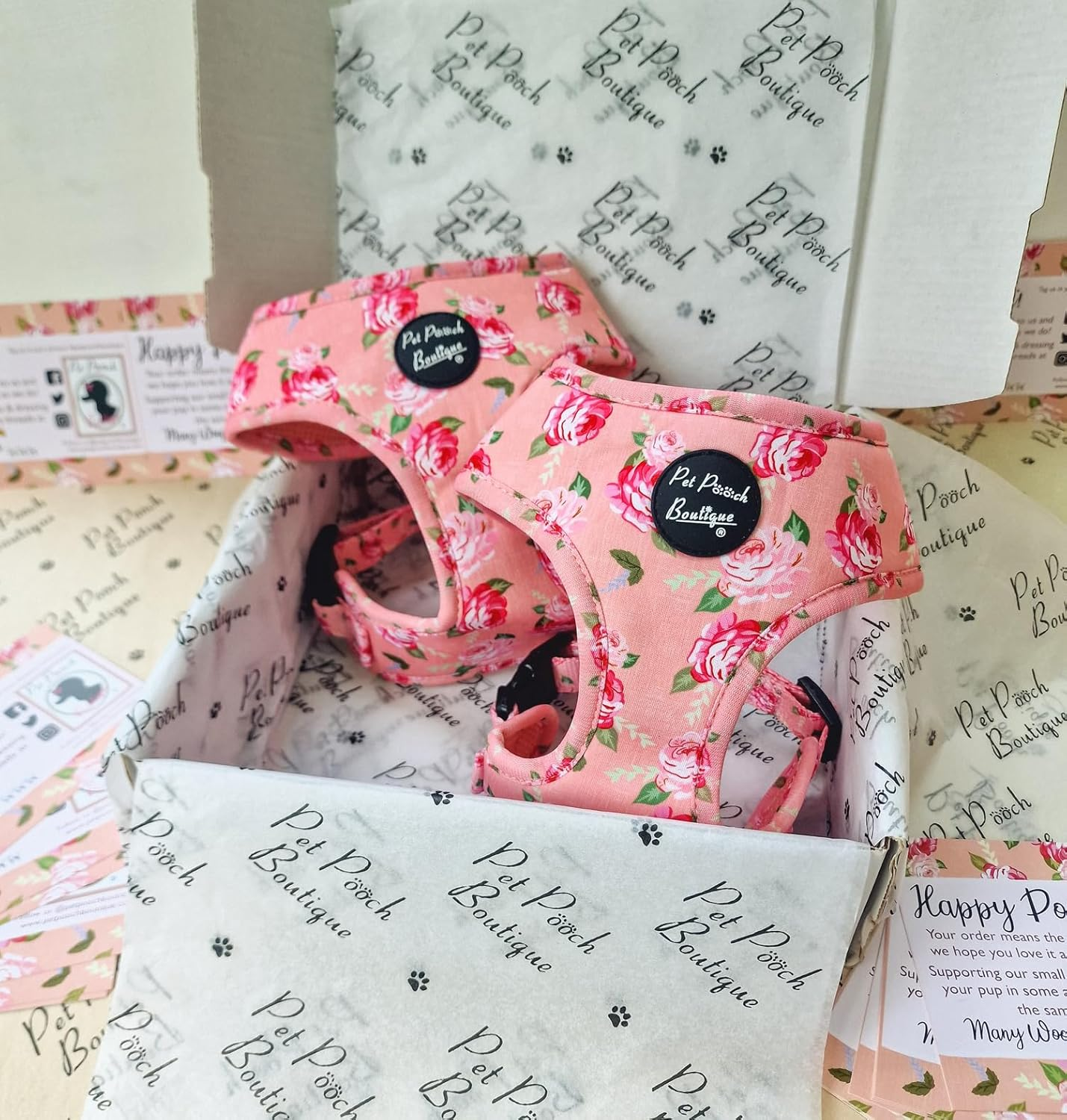 Sunday Rose Dog Harness L