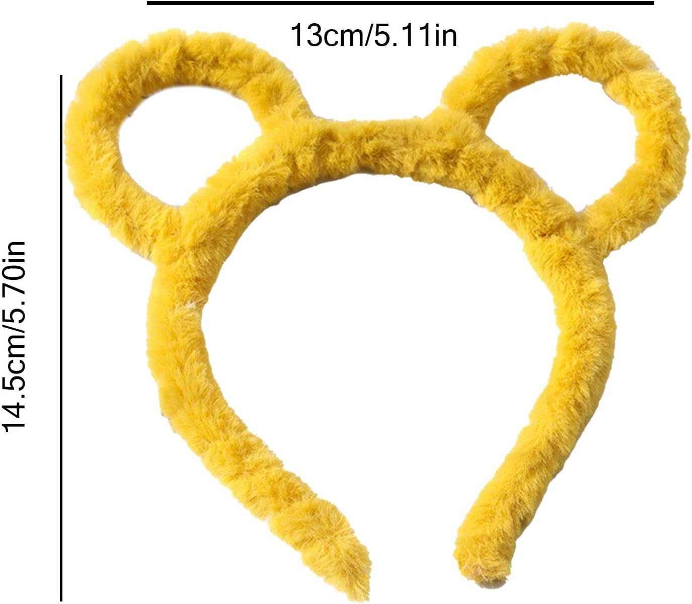 Cute Makeup Headband, Headbands for Women for Washing Face - Cute Makeup Headband for Women - Plush Headband, Soft Decorative Hair Accessories, Makeup Skincare Headband, Luminous image number 5