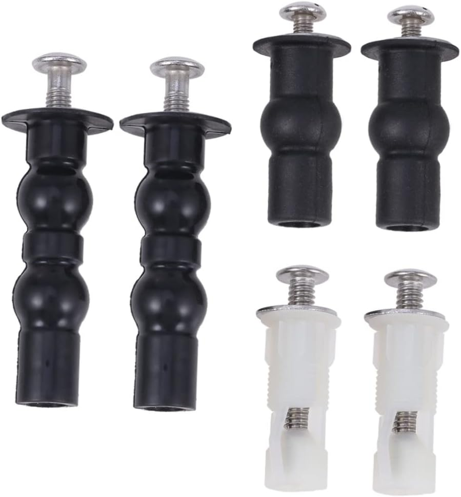 STOBAZA Toilet Lid Screw Fixed Fittings Pack Rubber Nylon Expansion Screws for Toilet Accessories Bathroom Wc Seat Repair