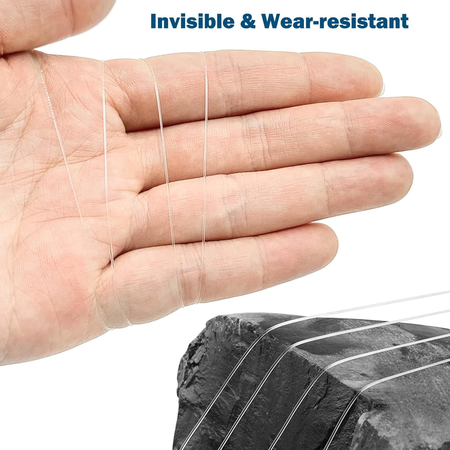 SILHOL Clear Fishing Line 0.3Mm 200M Strong Invisible Nylon Thread, for Fishing, Jewellery Making and Hanging Decorations image number 5