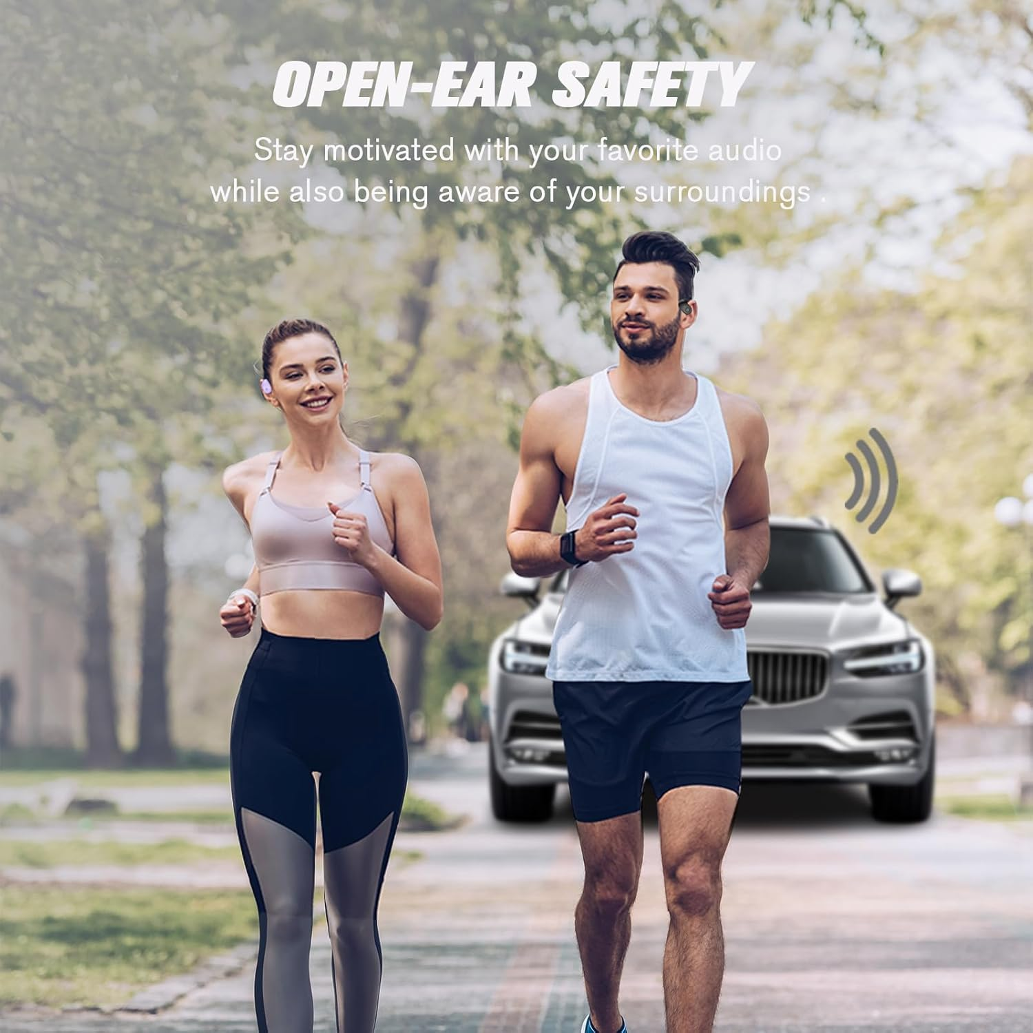 Xmenha Ai Language Translator Earbuds Translation Real Time Translating over Ear Earbuds Earpiece Earbud Translator Translation Ai Headphones image number 3