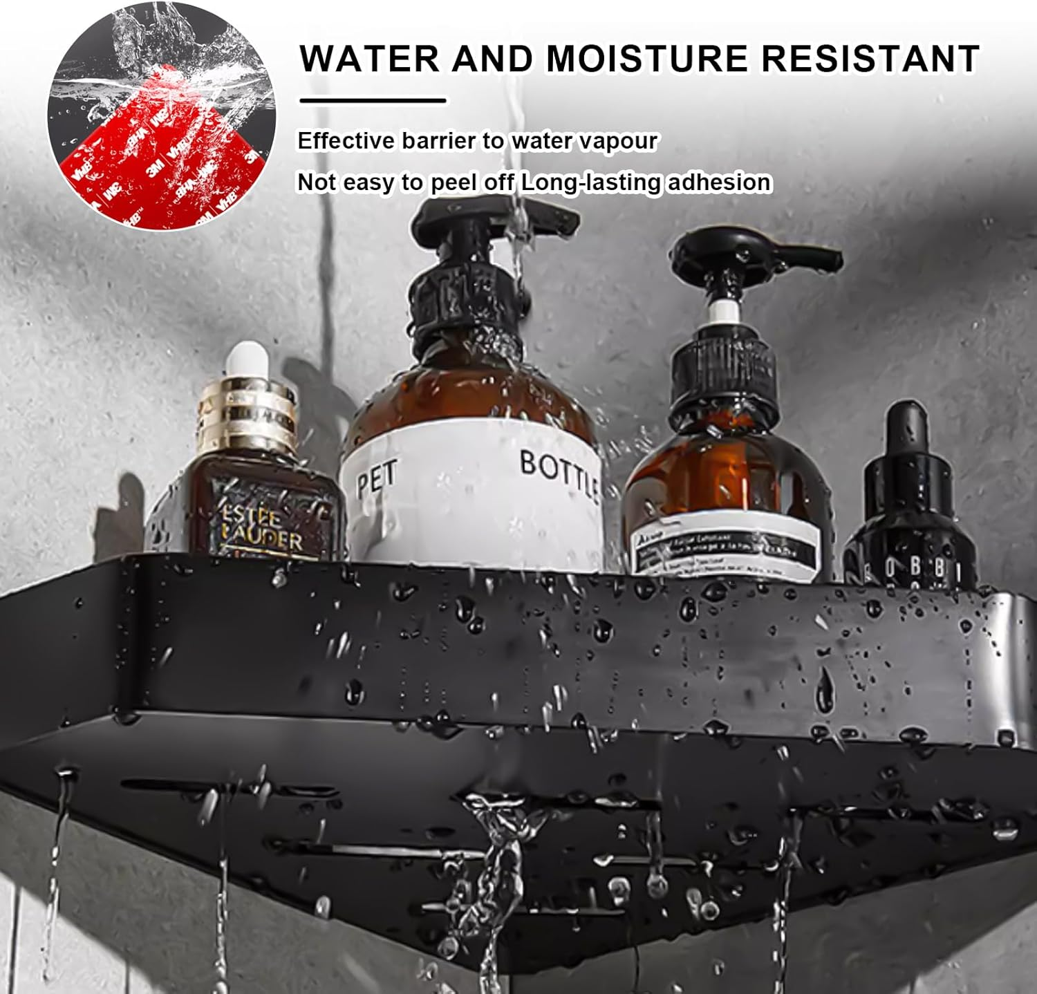 3M Double Sided Tape VHB Acrylic Foam Adhesive Tape 1.25 Inch X 2 Inch Water and High Temperature Resistant for Car Home Office (15 PCS) image number 3