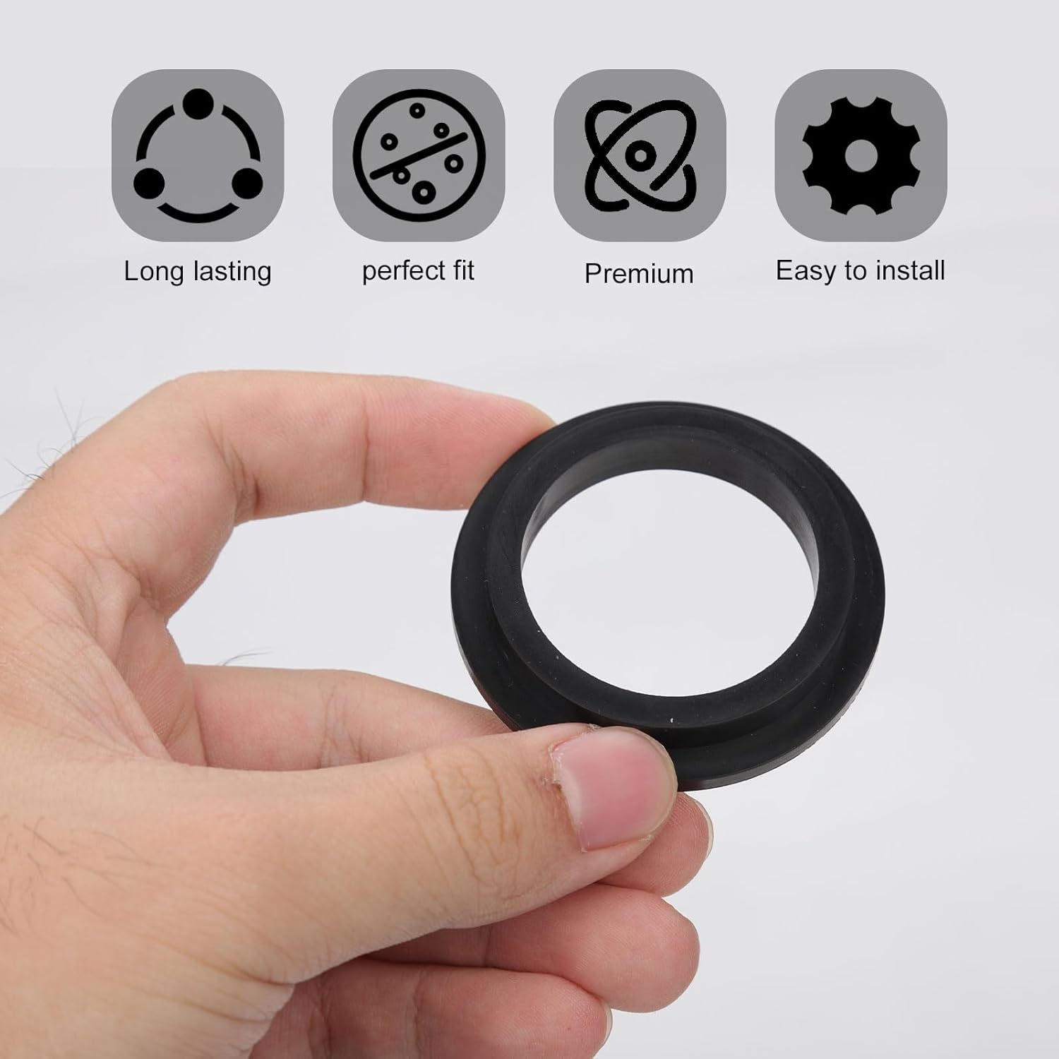 6Pcs O Rings Replacement Part for Intex Pool, Rubber Washers for Pool Sand Filter Pump Gasket Seal Replacement Parts Pool Filter Pump Accessories image number 3