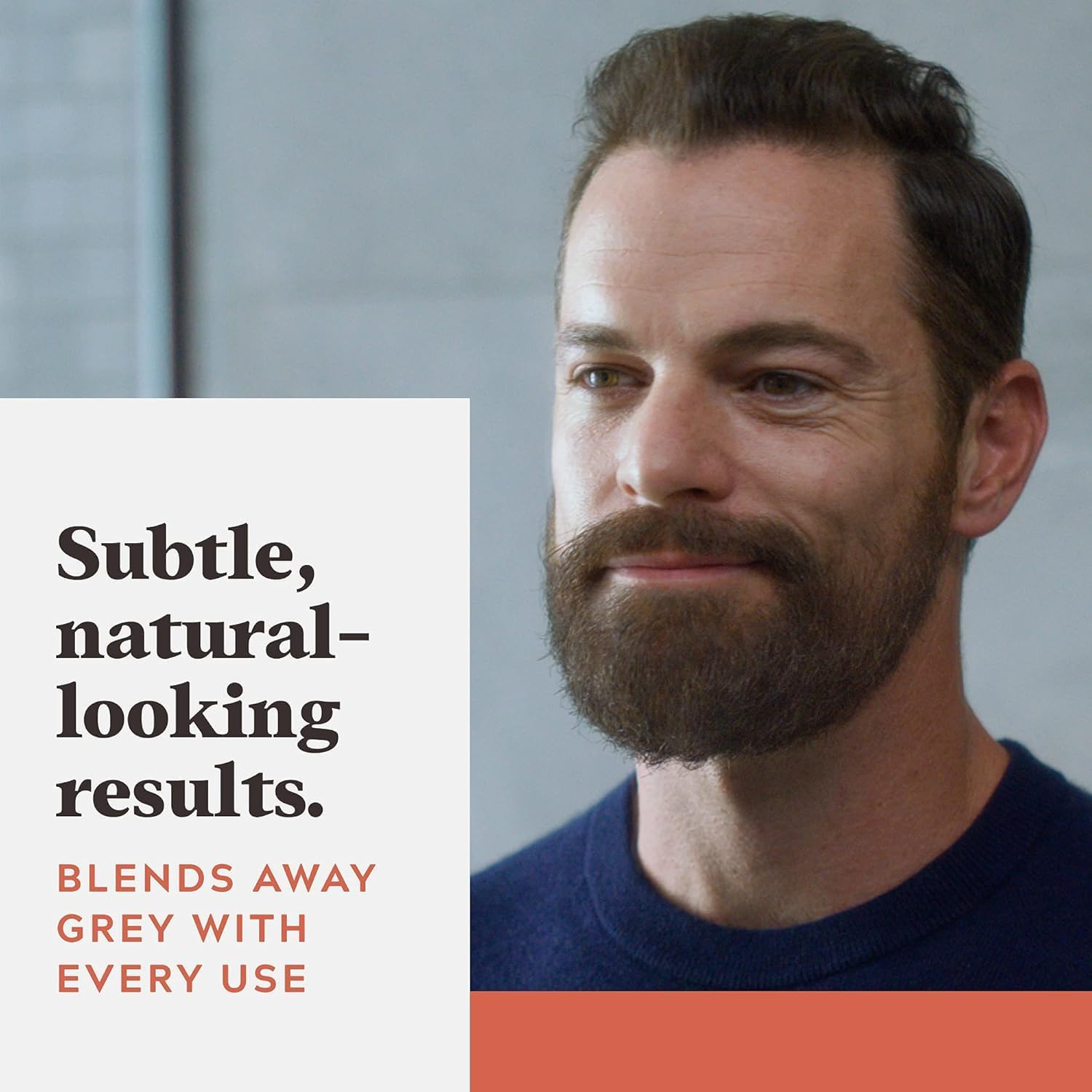 Just for Men Control GX Grey Reducing Beard Wash Shampoo, Gradually Colors Mustache and Beard, Leaves Facial Hair Softer and Fuller, 4 Fl Oz - Pack of 1