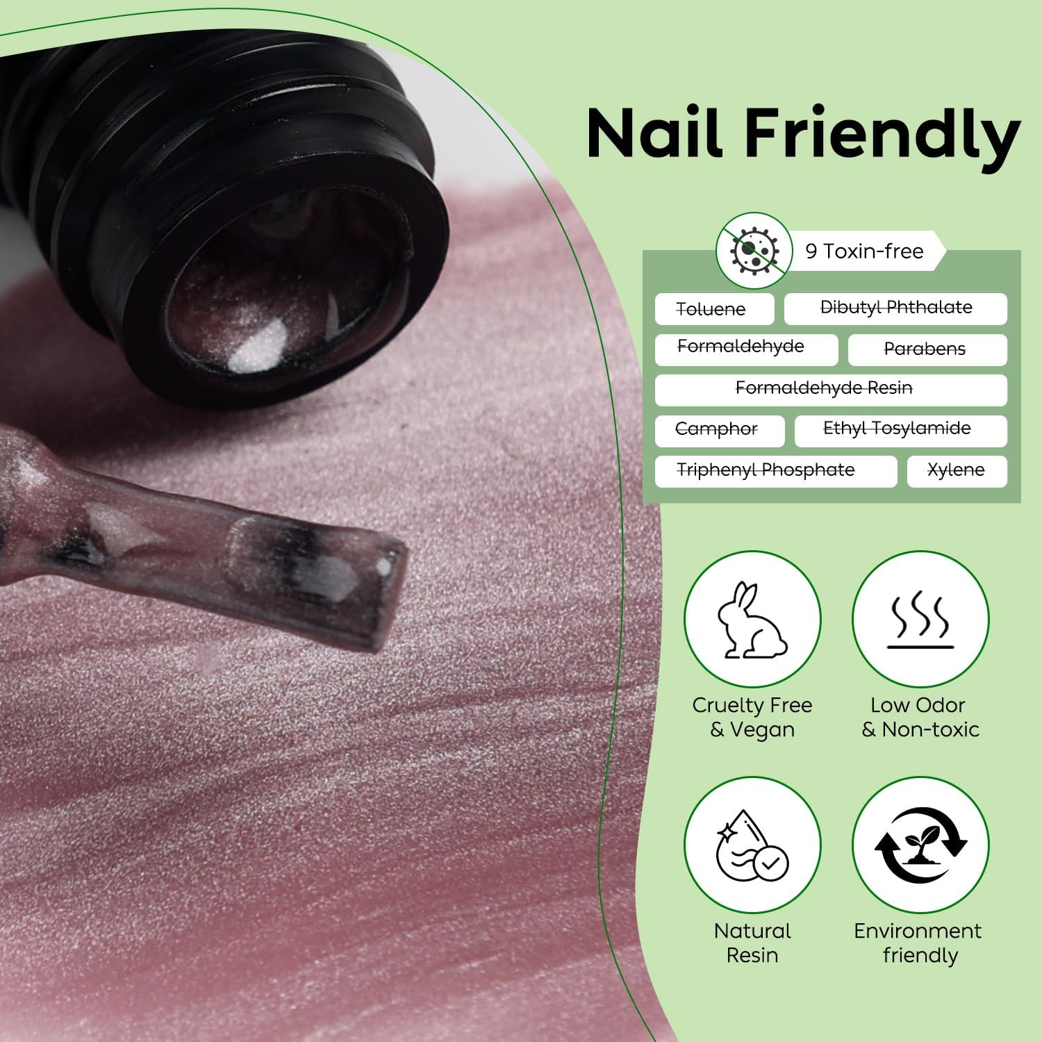 Luxbon 6 Pcs Cat Eye Magnetic Gel Nail Polish Set - Fall Colour Set Long Lasting Autumn Gel Polish, Uv Led Soak off Nail Art Designs Manicure Kit 026 image number 3