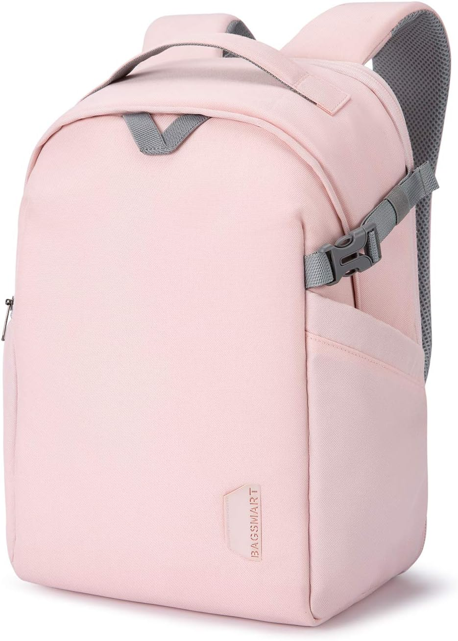 BAGSMART Camera Backpack, DSLR SLR Camera Bag Backpack Fits 15.6 Inch Laptop