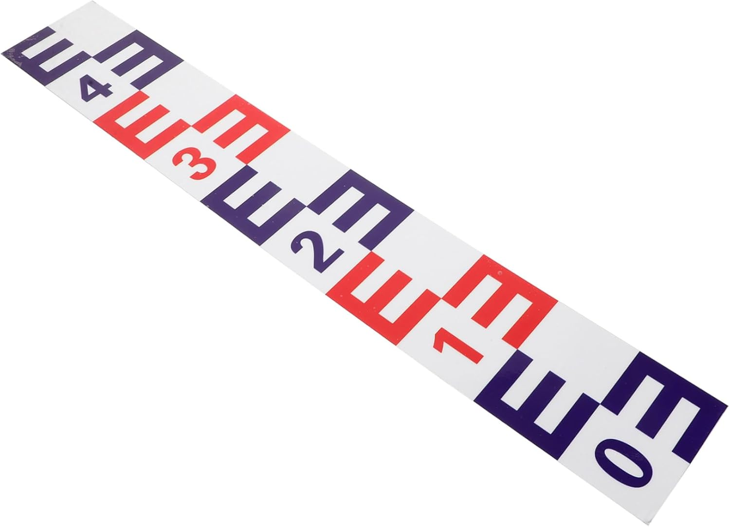 Abaodam Reflective Self-Adhesive Water Level Gauge Sticker Corrosion-Resistant Measuring Decal for Accurate Pool Depth and Garden Water Measurement image number 3