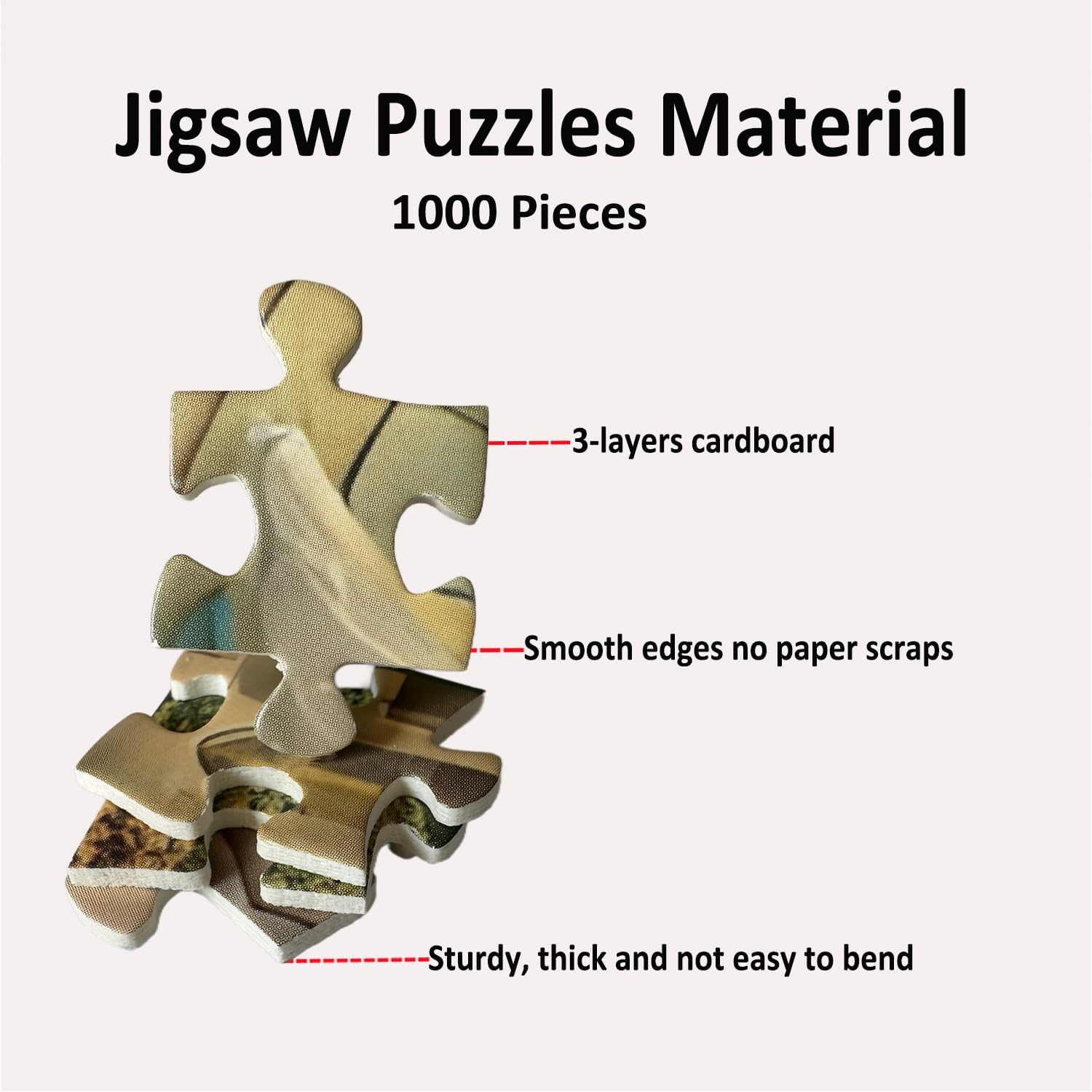 Jigsaw Puzzles for Adults 1000 Pieces Impossible Hard Difficult Challenging Puzzles for Adults 1000Pc Puzzle a Peaceful Town Jigsaw Puzzle 1000 Pieces 28 X 20 Inch image number 3