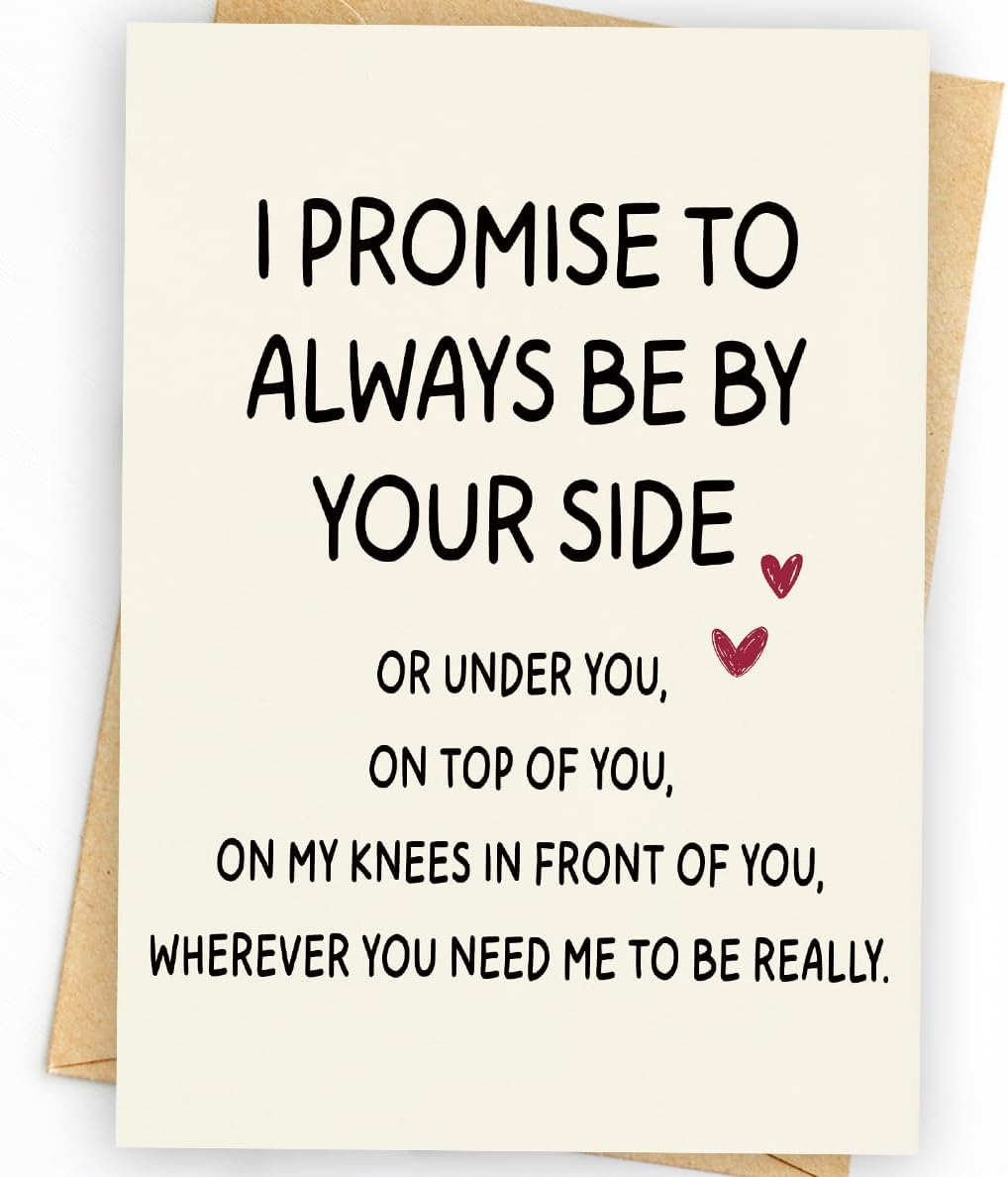 Wowbefun Funny Birthday Card & Gifts for Husband Boyfriend Him, Happy Anniversary Card & Gifts, Valentine Day