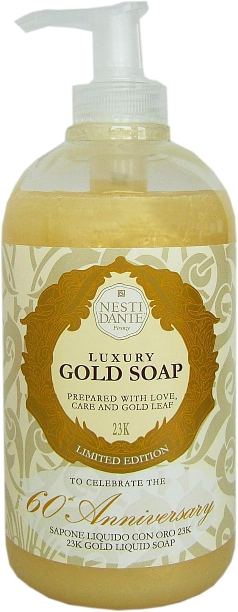 Nesti Dante Liquid Soap 60Th Anniversary Gold Leaf, 500 Ml