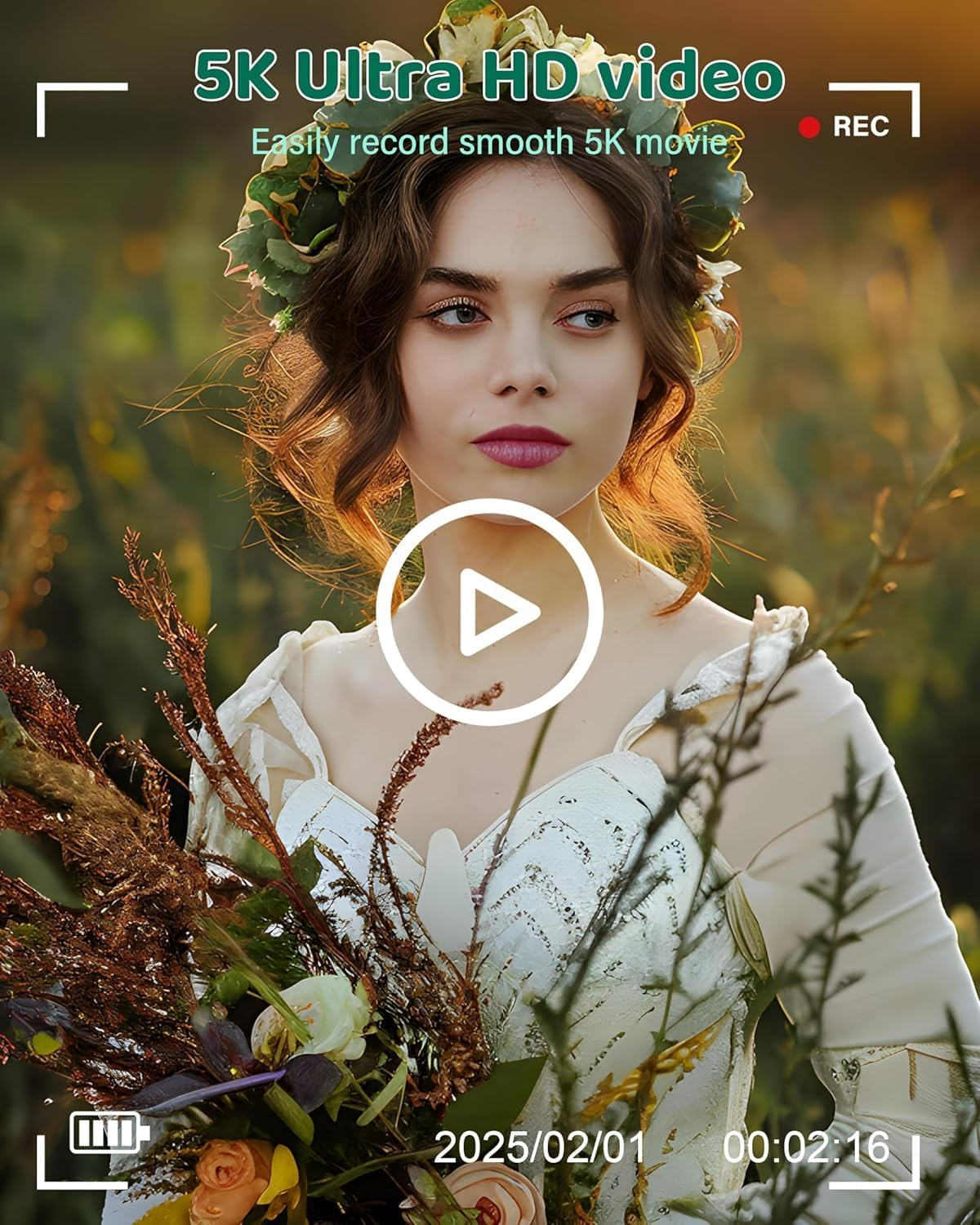 Quintin Digital Cameras for Photography 5K - 72MP Vlogging Camera for Youtube Wifi - UHD Autofocus Vlog Camera 3" 180&deg; Flip Screen with 18X Zoom (Black) image number 1