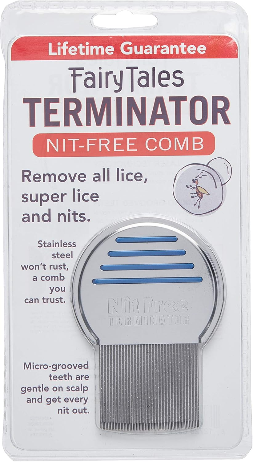 Fairy Tales Terminator Lice and Nit Comb (Color May Vary) image number 2