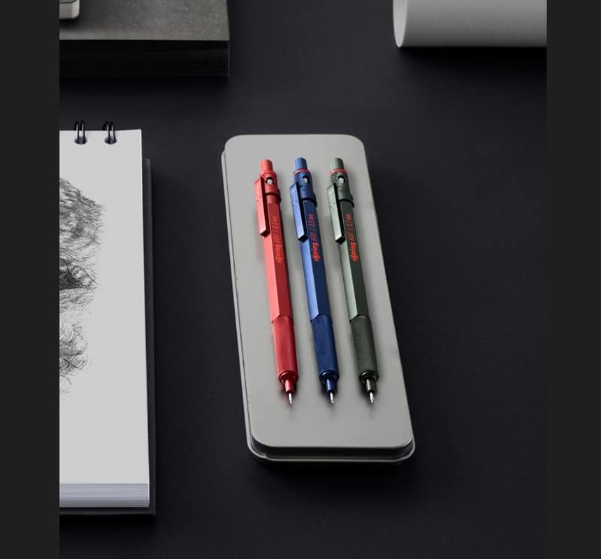 ROTRING 2119800 ROTRING 600 Mudder Red Mechanical Pencil, 0.5Mm, Knock Type image number 3