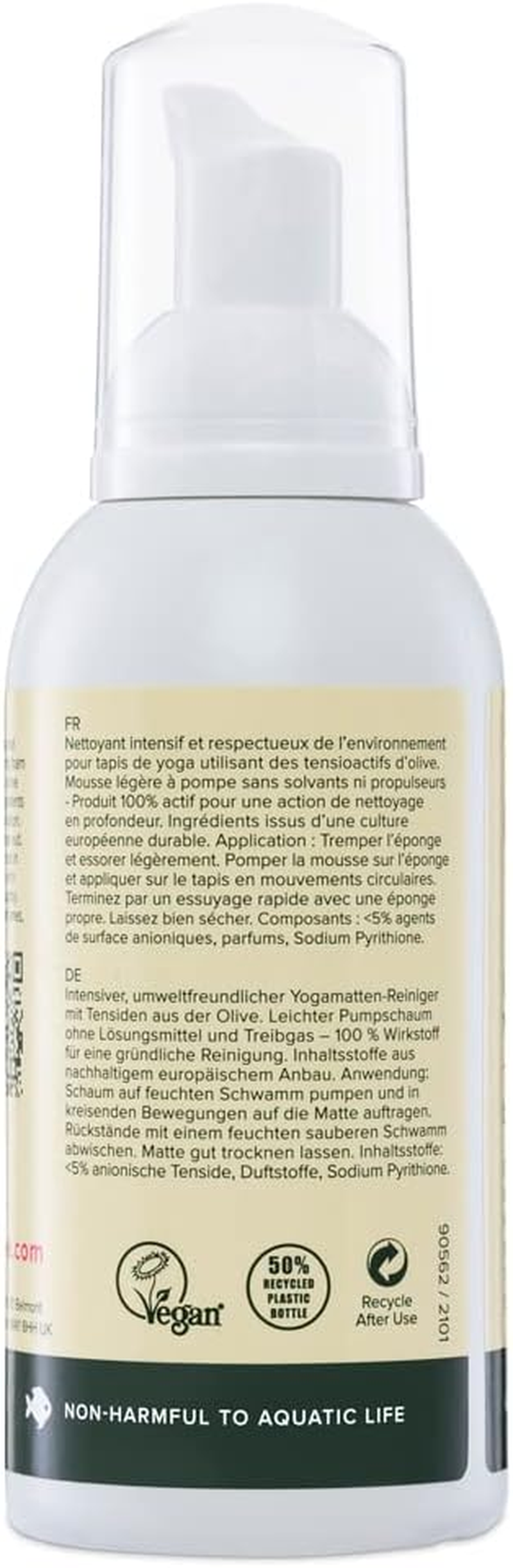 Liforme Ultimate Everyday Yoga Mat Cleaner, Eco-Friendly, Natural & Organic Yoga Mat Cleaner, Vegan, Safe for All Yoga Mats, No Sticky or Slimy Residue - Cleans, Restores, Refreshes - 150Ml/5Oz image number 3