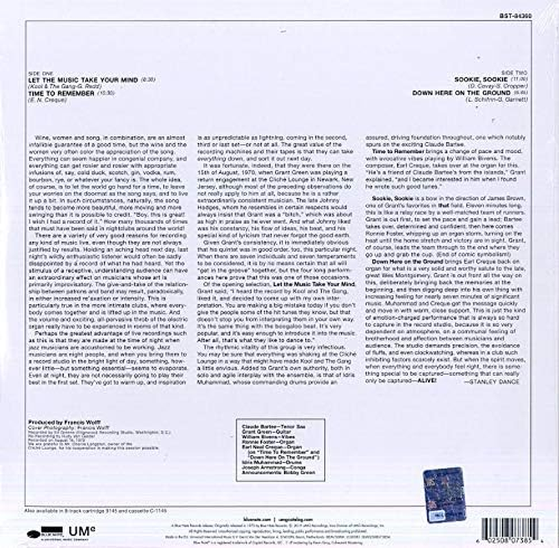 GRANT Green'S Alive!