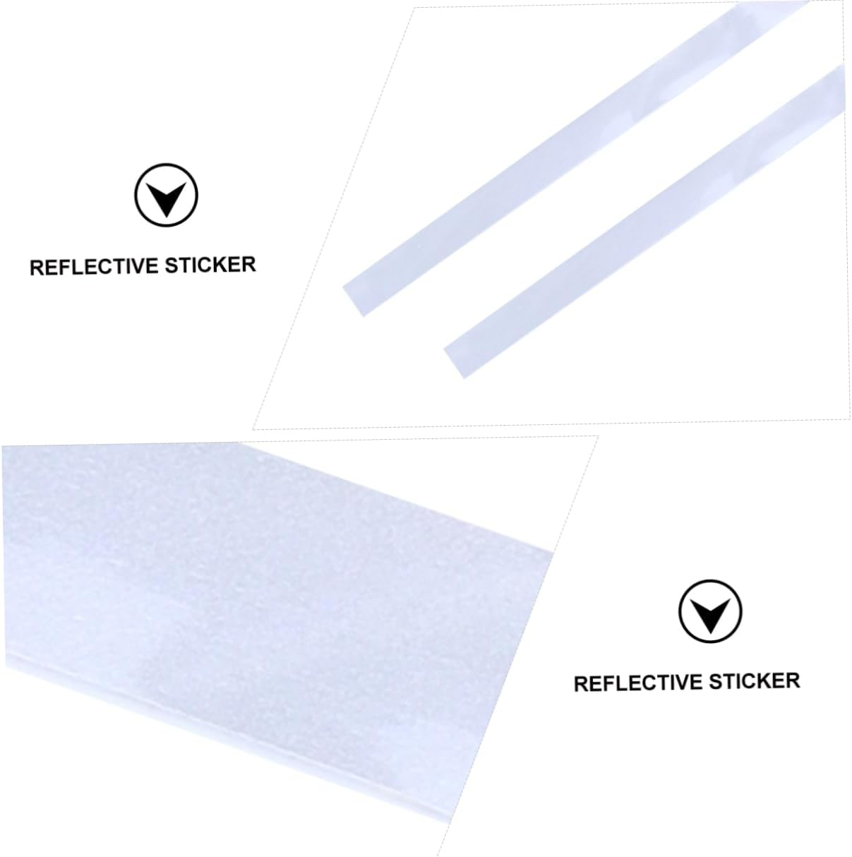 Abaodam 12Pcs Reflective Sticker Strips for Photo Tachometers High Reflectivity Adhesive Tape for Speedometer and Tachometer Compatible with Optical Measurement Devices image number 2