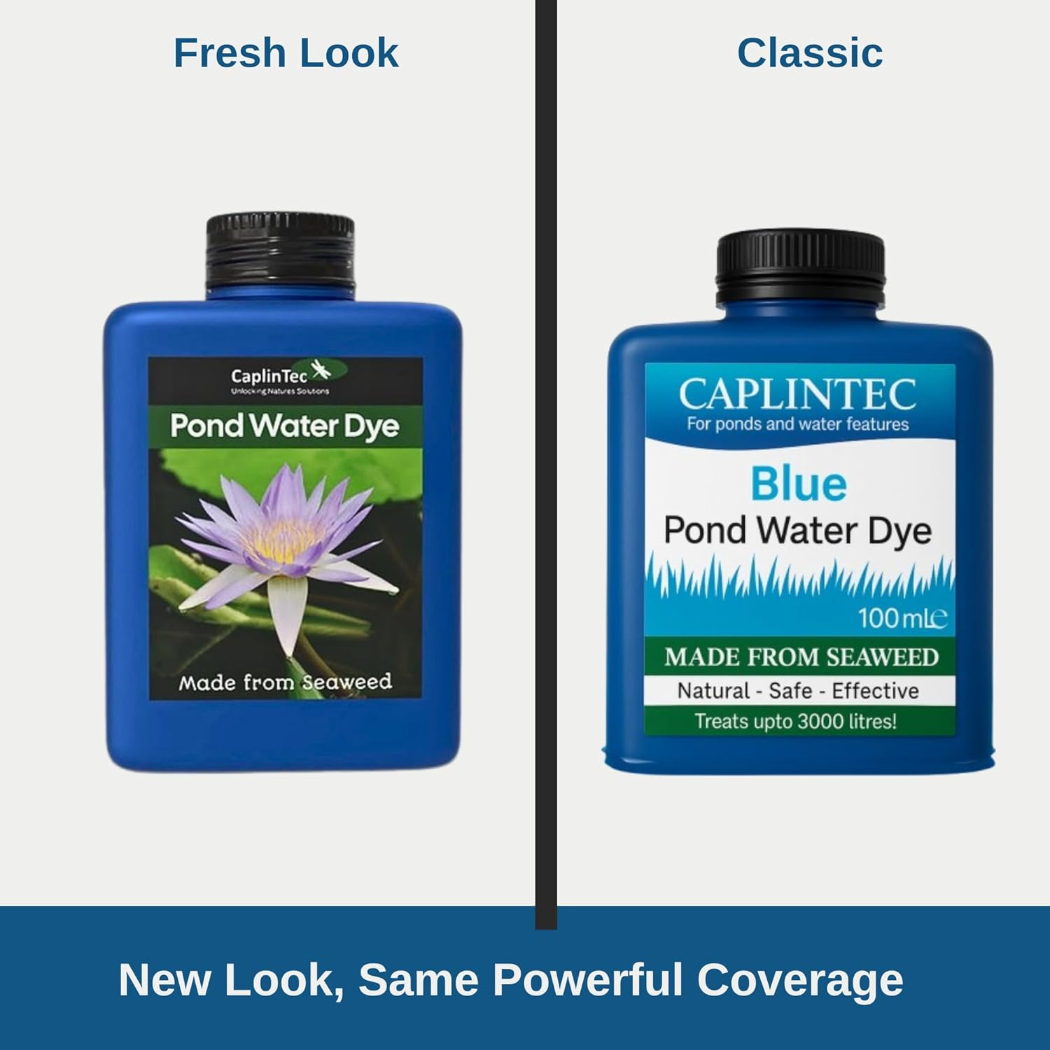 Caplintec Blue Pond Dye | Eco-Friendly Blue Liquid Pond Dye Safe for Fish and Wildlife | Pond Algae Control & Weed Prevention | Water Garden Pond Treatment 3000 Litres Coverage (100 Ml, Blue) image number 5